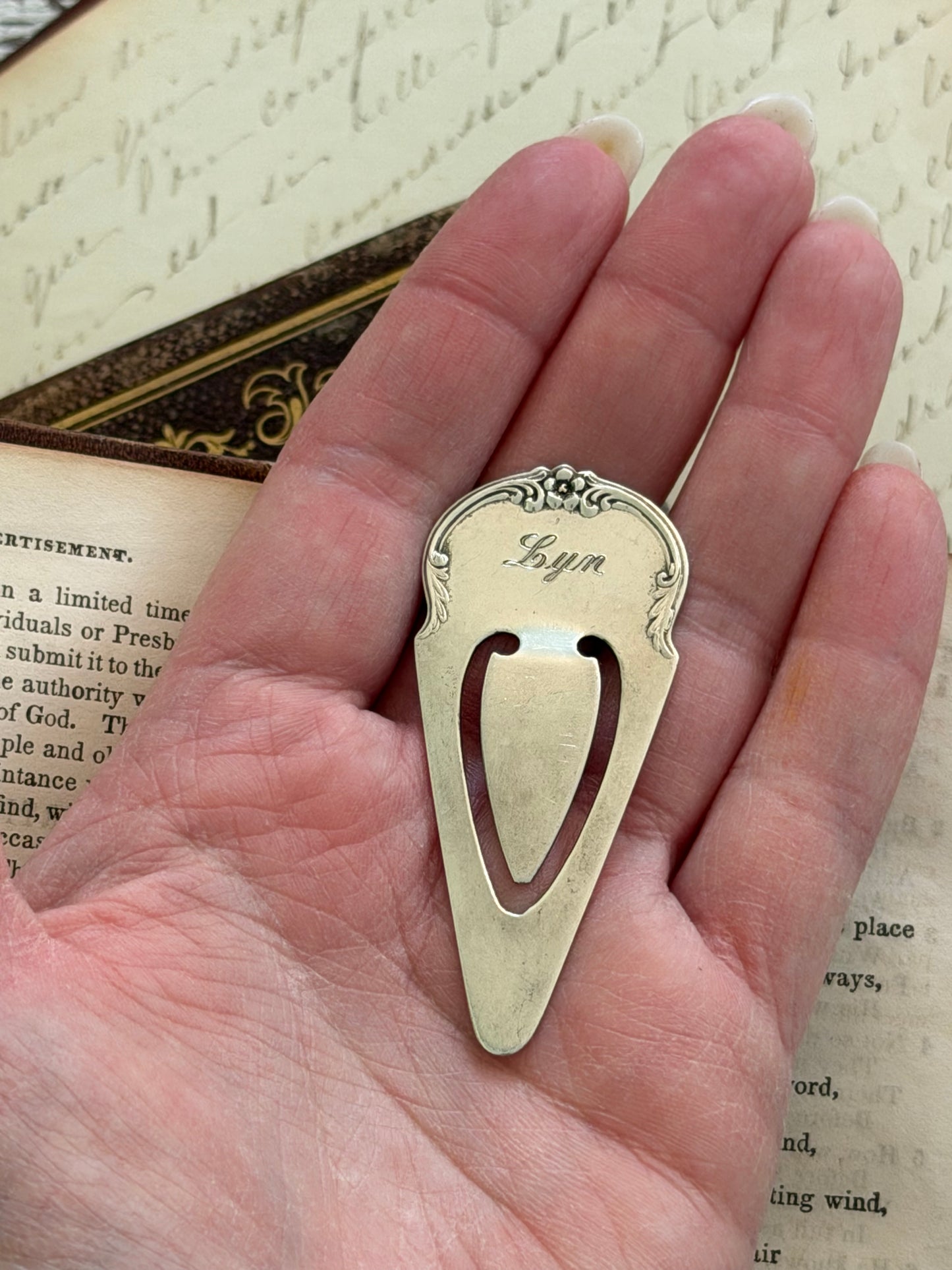 Sterling Silver Bookmark