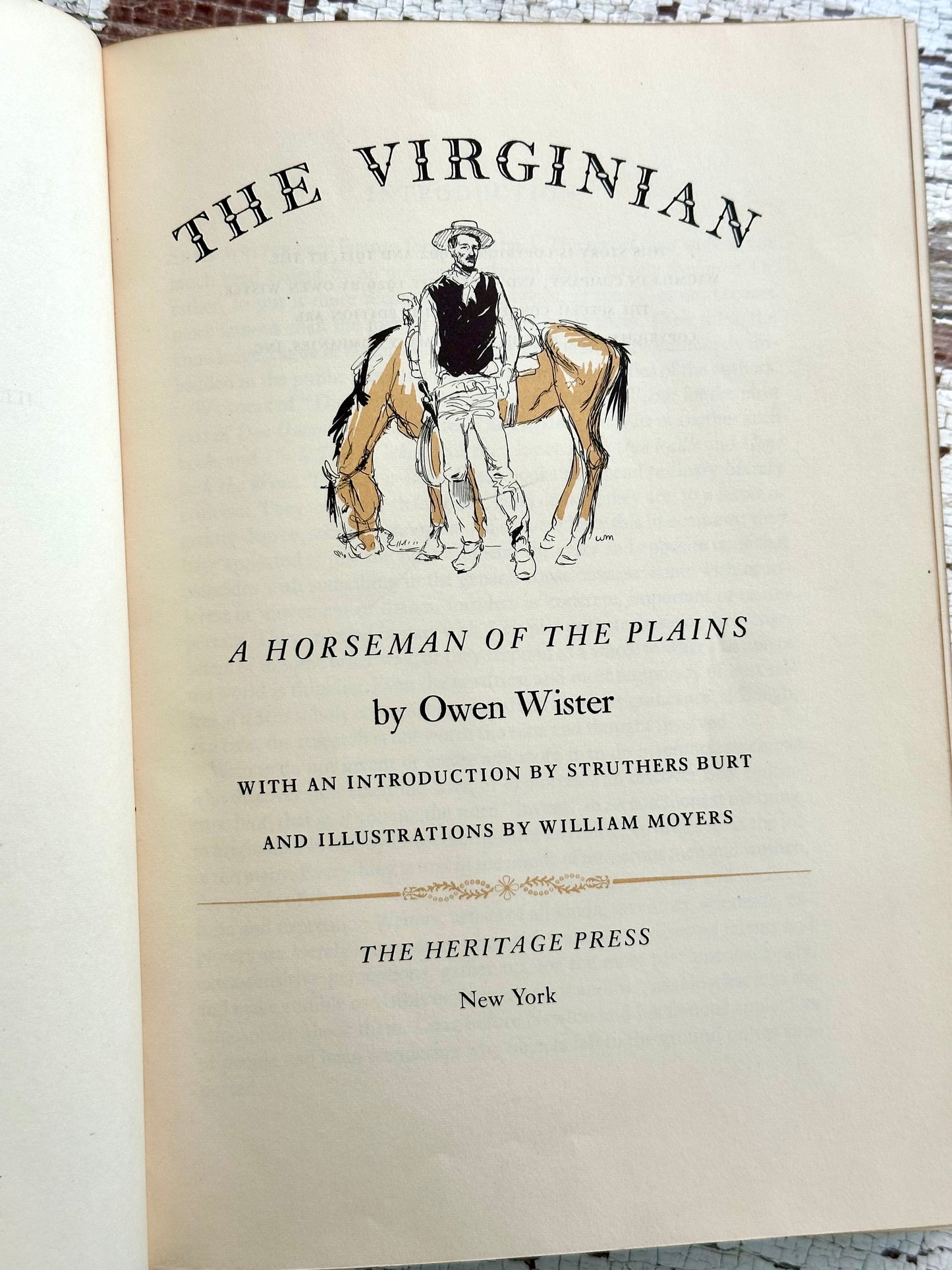 1951 The Virginian by Owen Wister- Baytun Binding