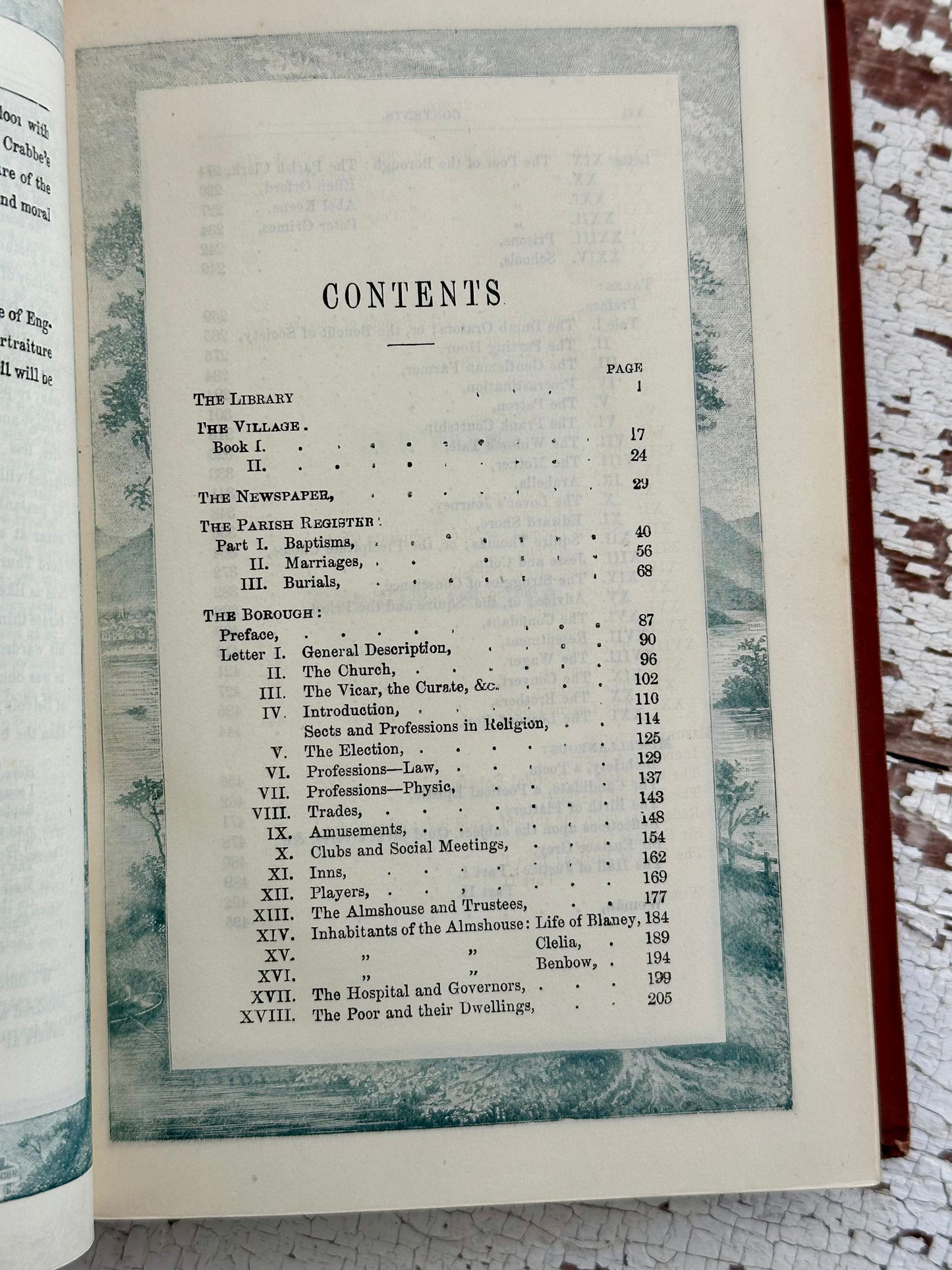 The Poetical Works of George Crabbe- Landscape Series of the Poets