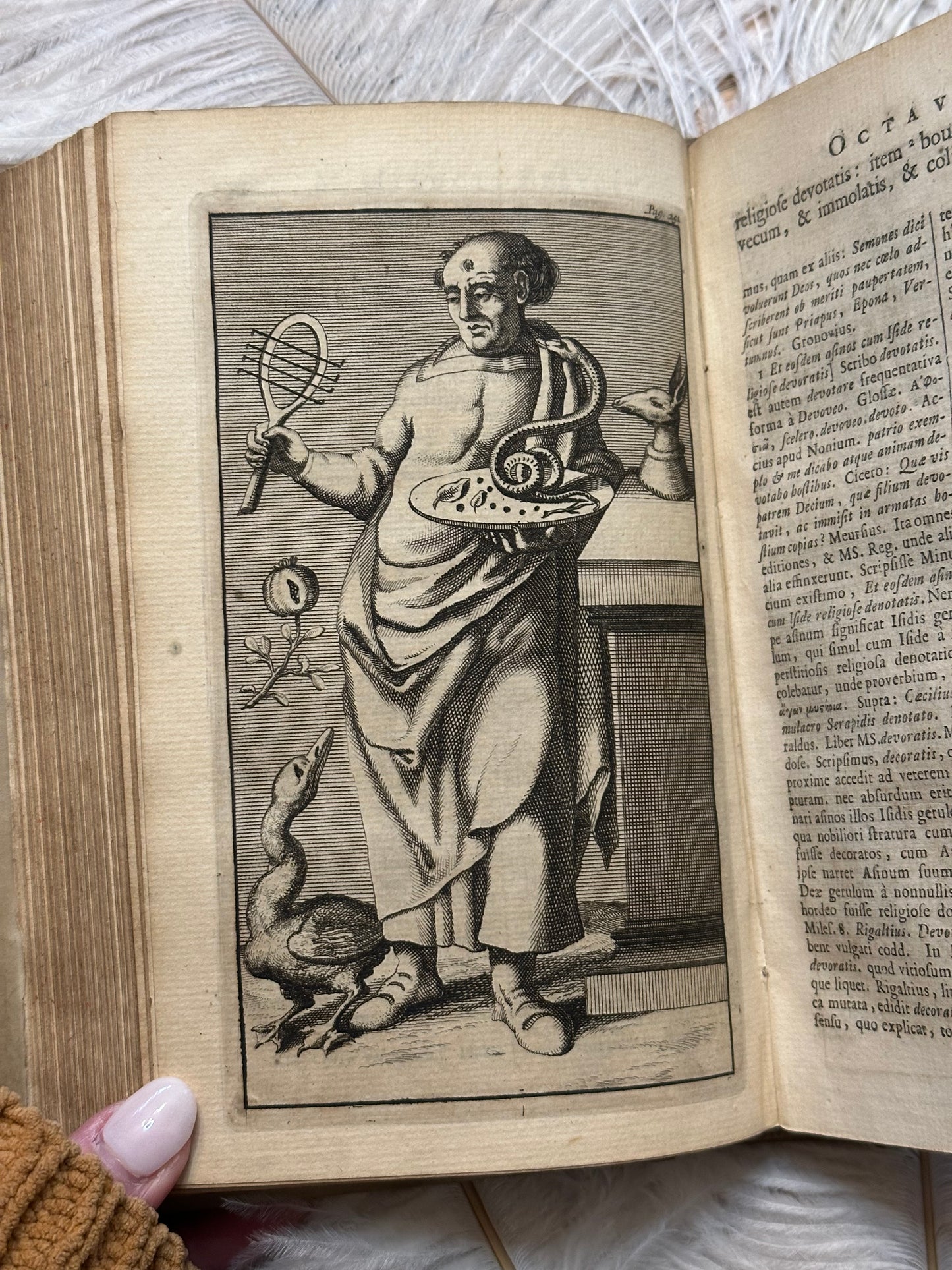 1709 M.Minucii Felicis Octavius Book in Latin- Full Vellum