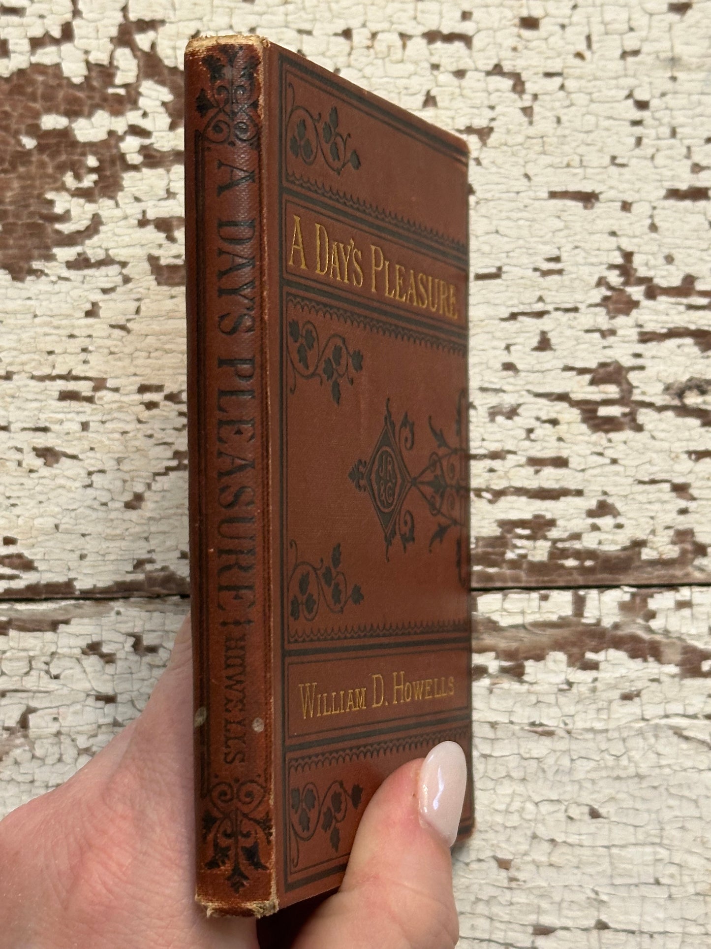 1876 A Days Pleasure Book- Pocket Size