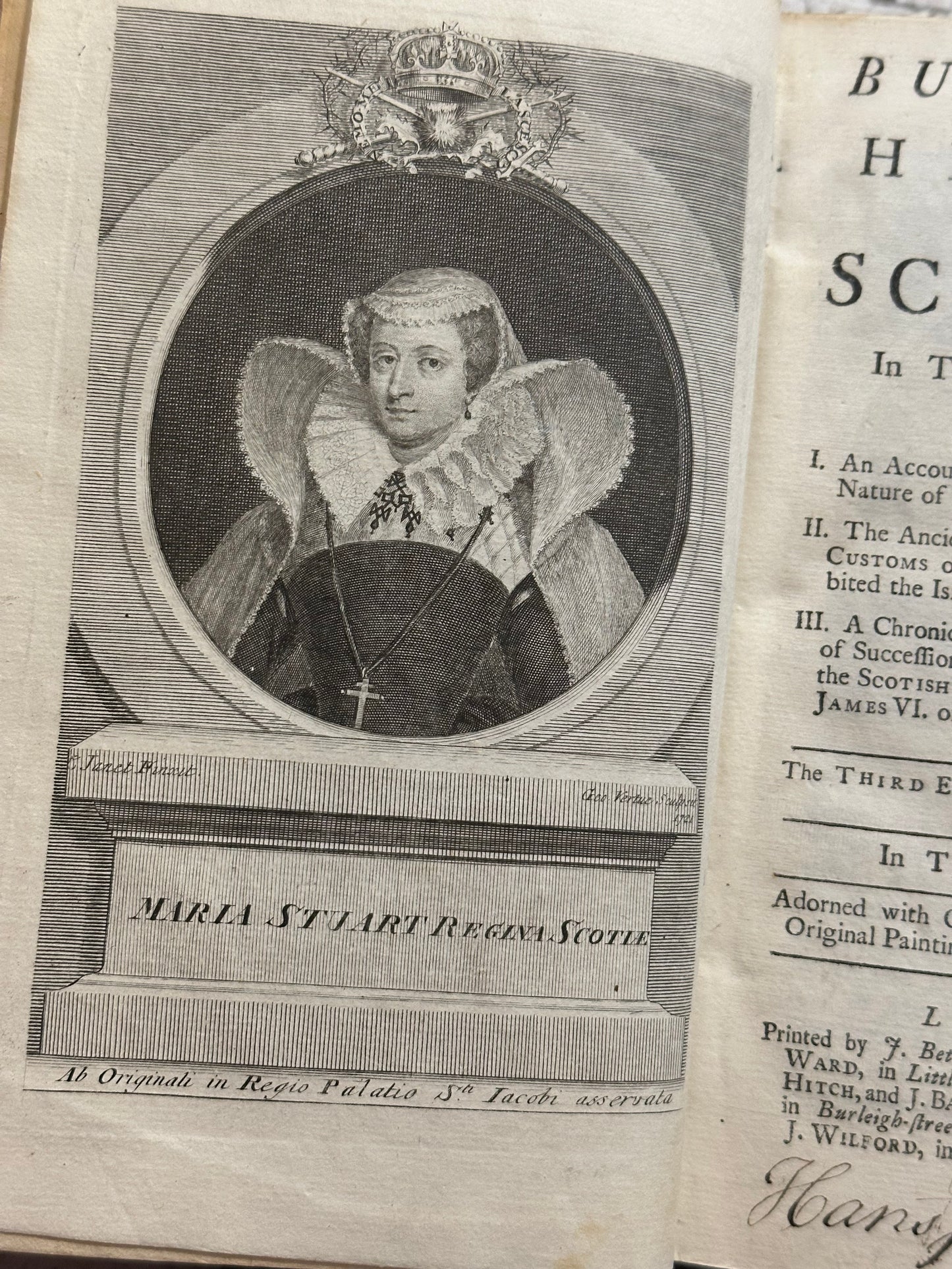 Very Rare-1733 Buchanan’s History of Scotland Book Set