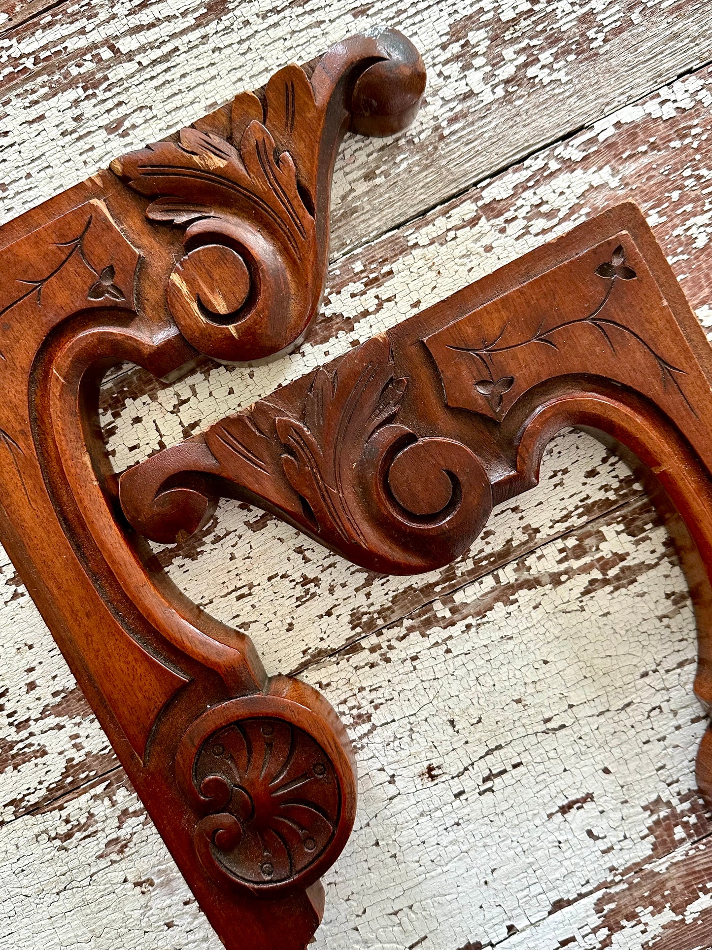 Antique French Wood Architectural Salvage Pieces
