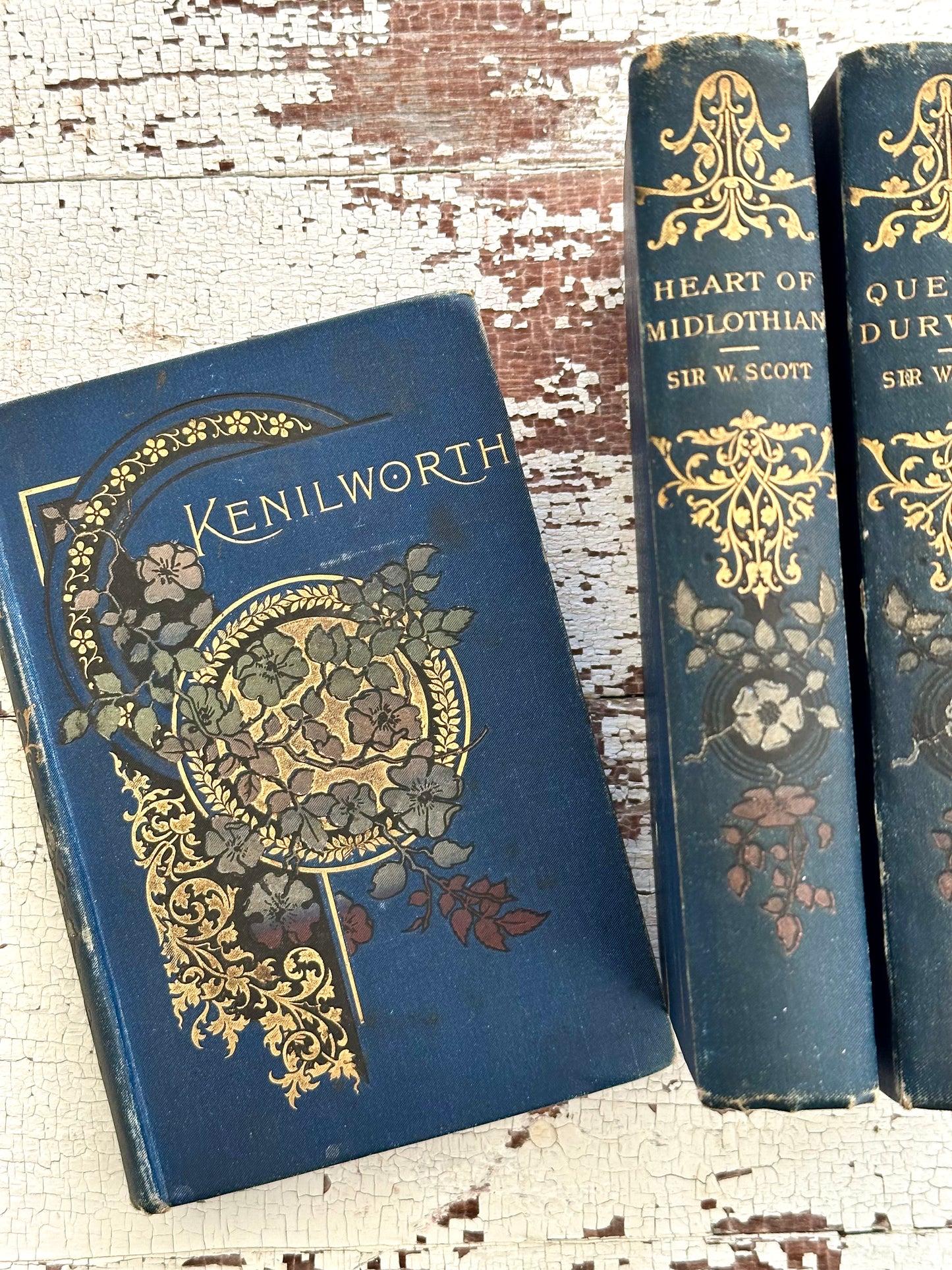 Antique Sir Walter Scott Book Set