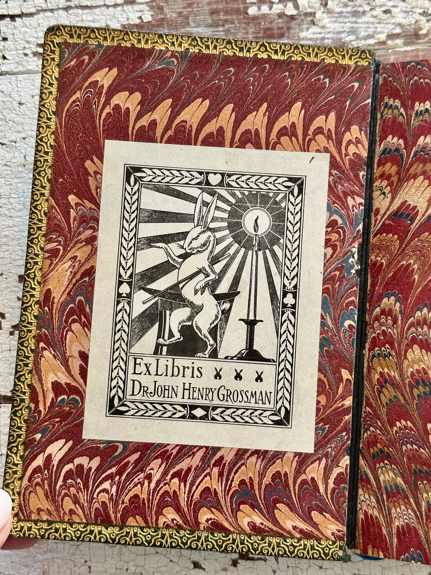 Rare Antique Poems of Mrs. Hemans with Hidden Fore-edge Painting