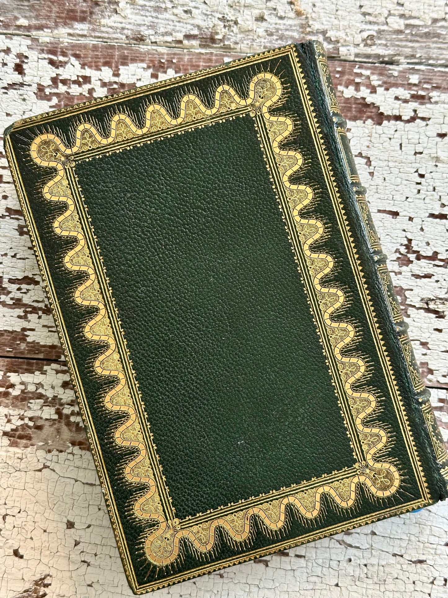 Rare Antique Poems of Mrs. Hemans with Hidden Fore-edge Painting
