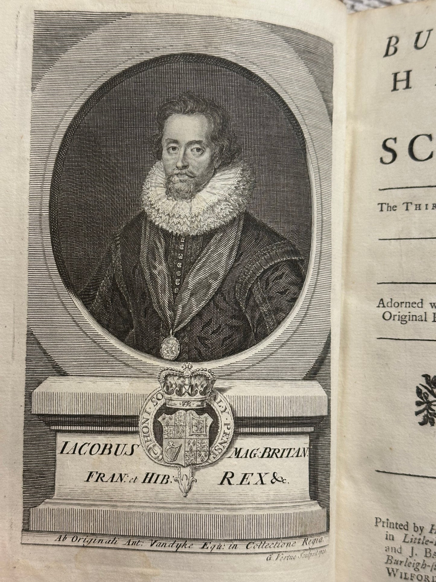 Very Rare-1733 Buchanan’s History of Scotland Book Set
