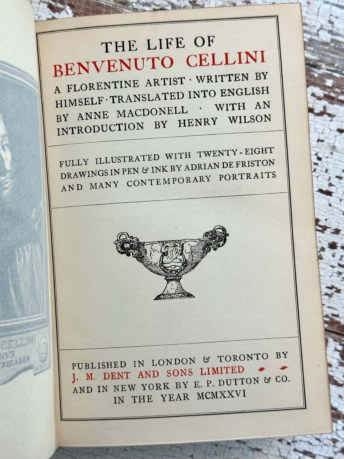 1926 The Life of Benvenuto Cellini- A Florentine Artist (Rivière Binding)