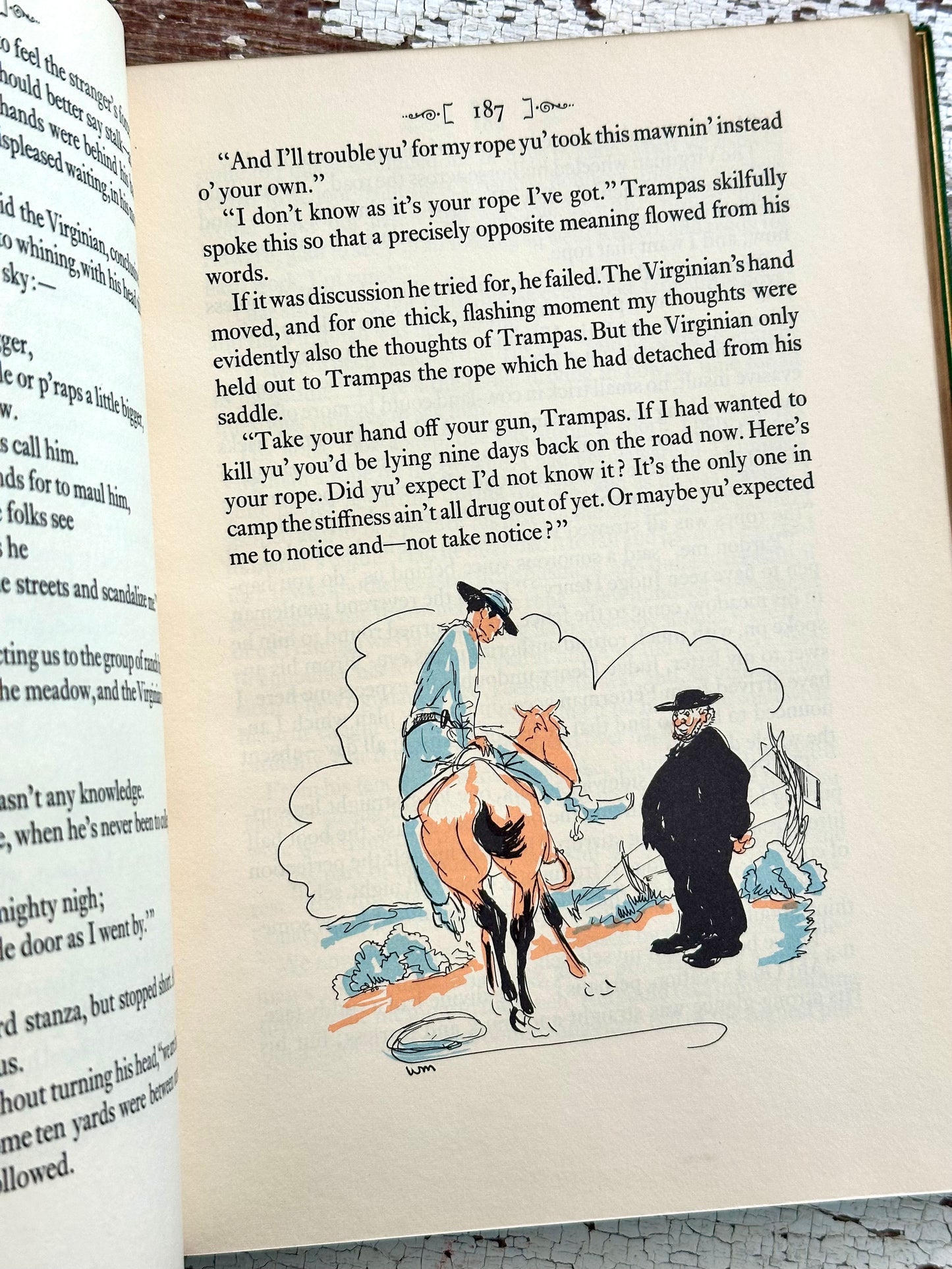 1951 The Virginian by Owen Wister- Baytun Binding