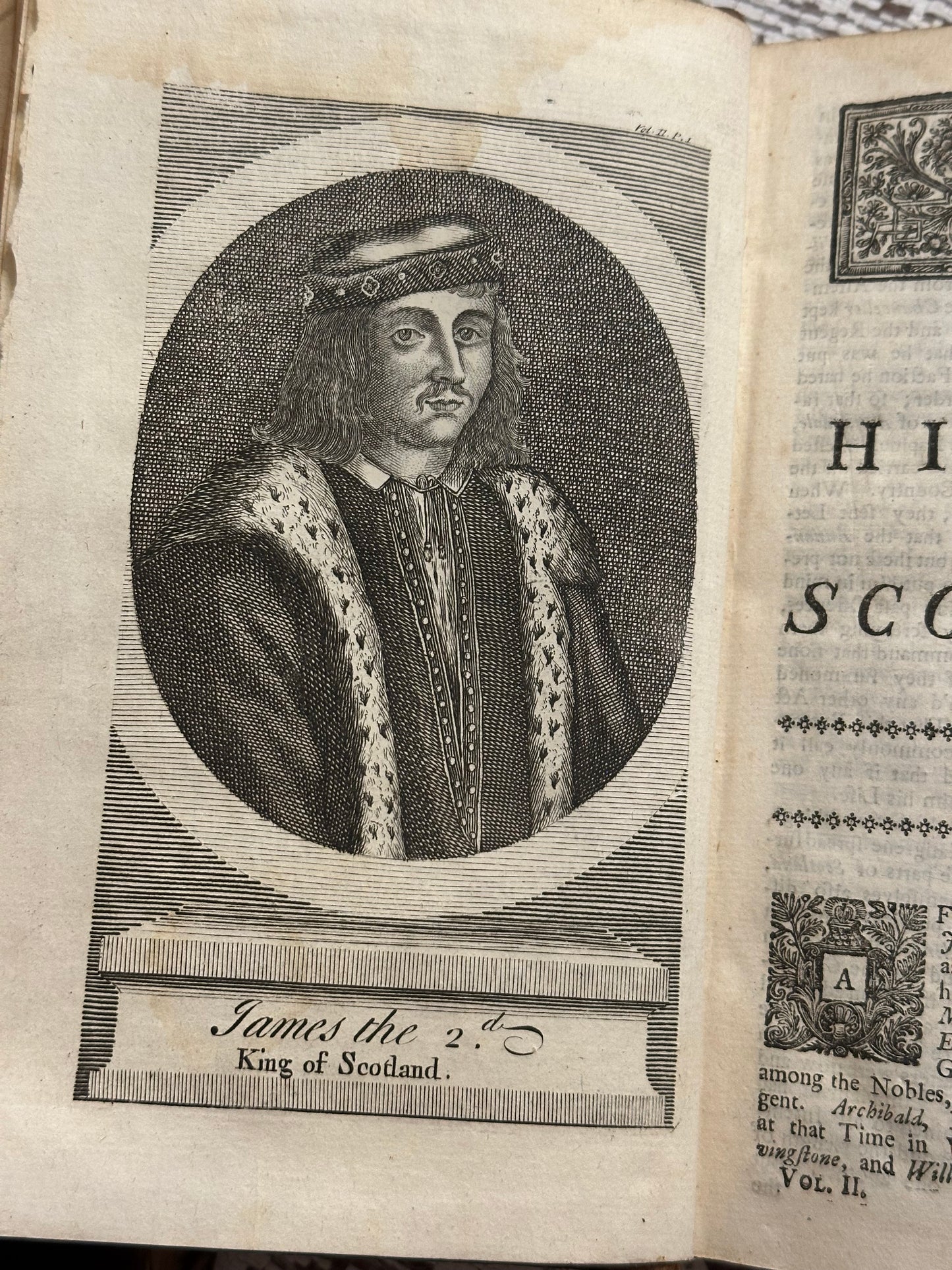 Very Rare-1733 Buchanan’s History of Scotland Book Set