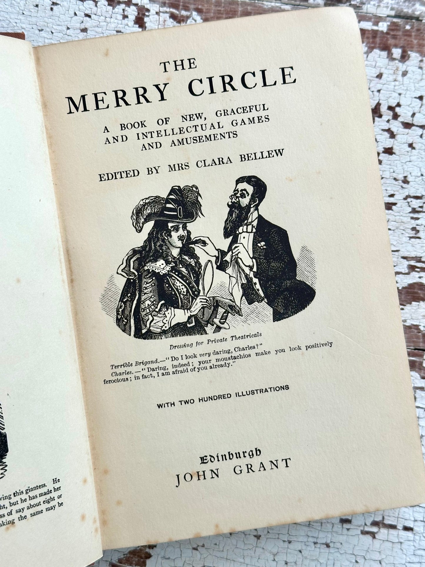 The Merry Circle- A Book of Intellectual Games & Amusements