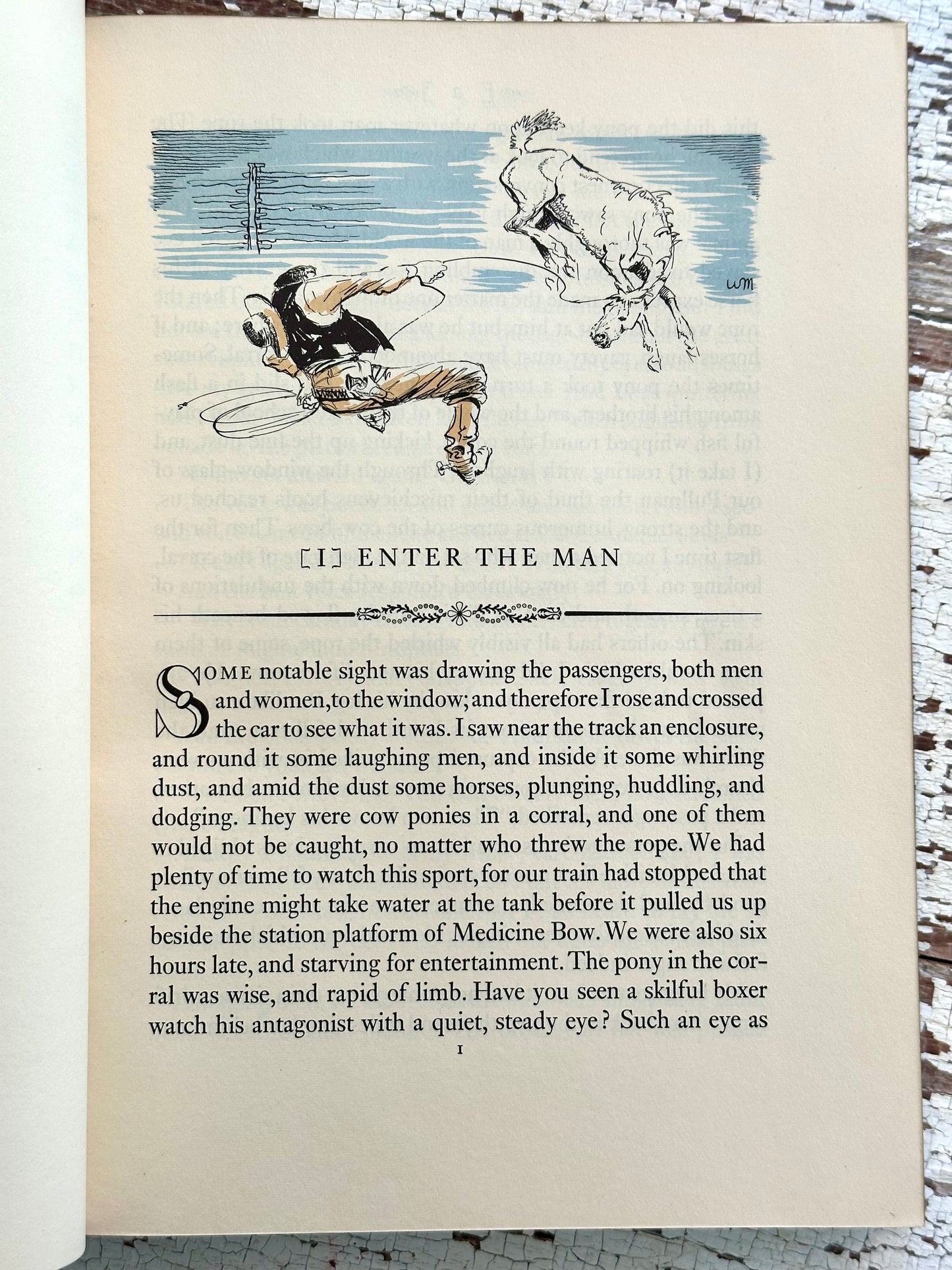 1951 The Virginian by Owen Wister- Baytun Binding