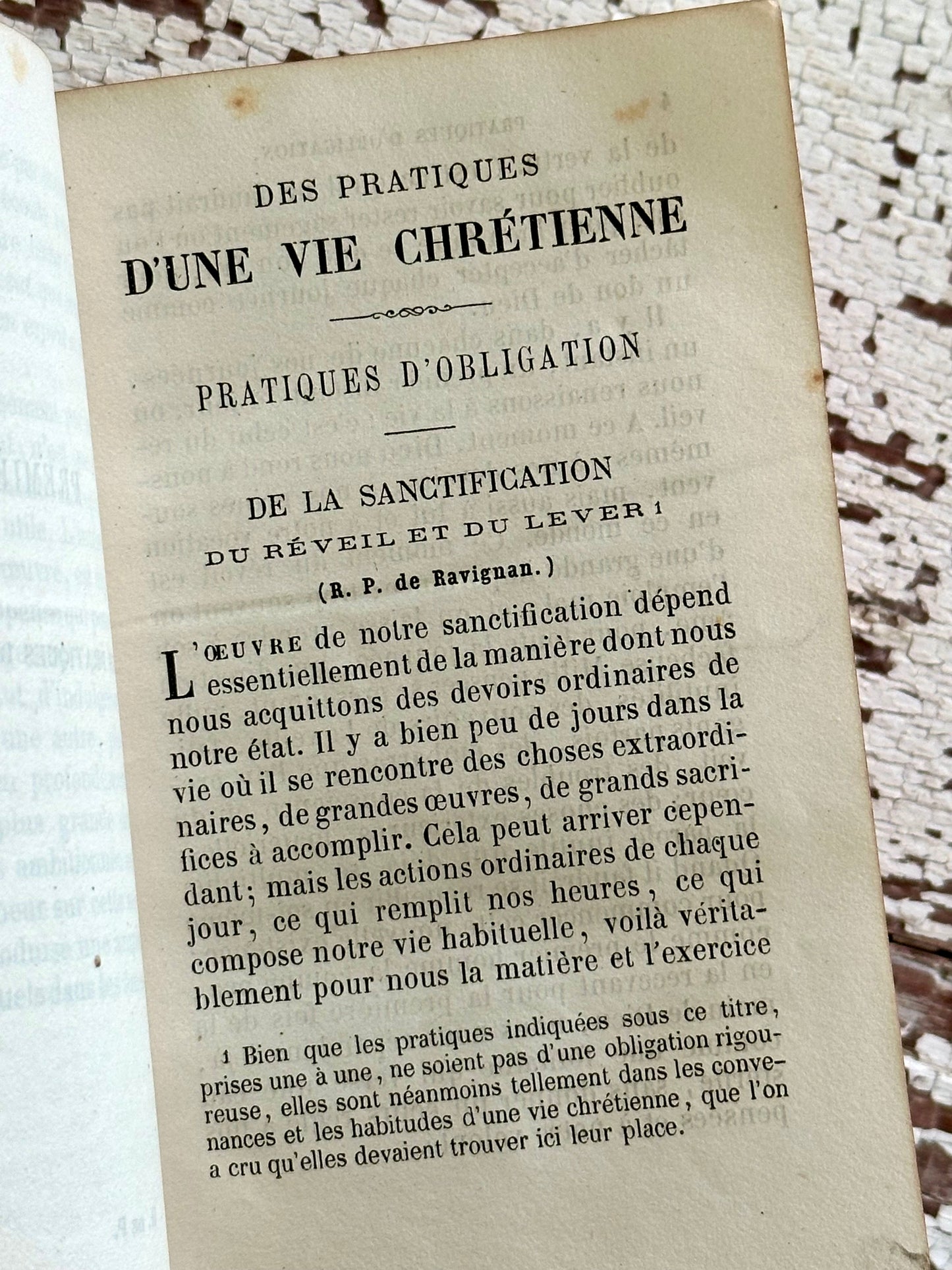 Rare 1862 French Prayer Book with Gauffered Edge- In French