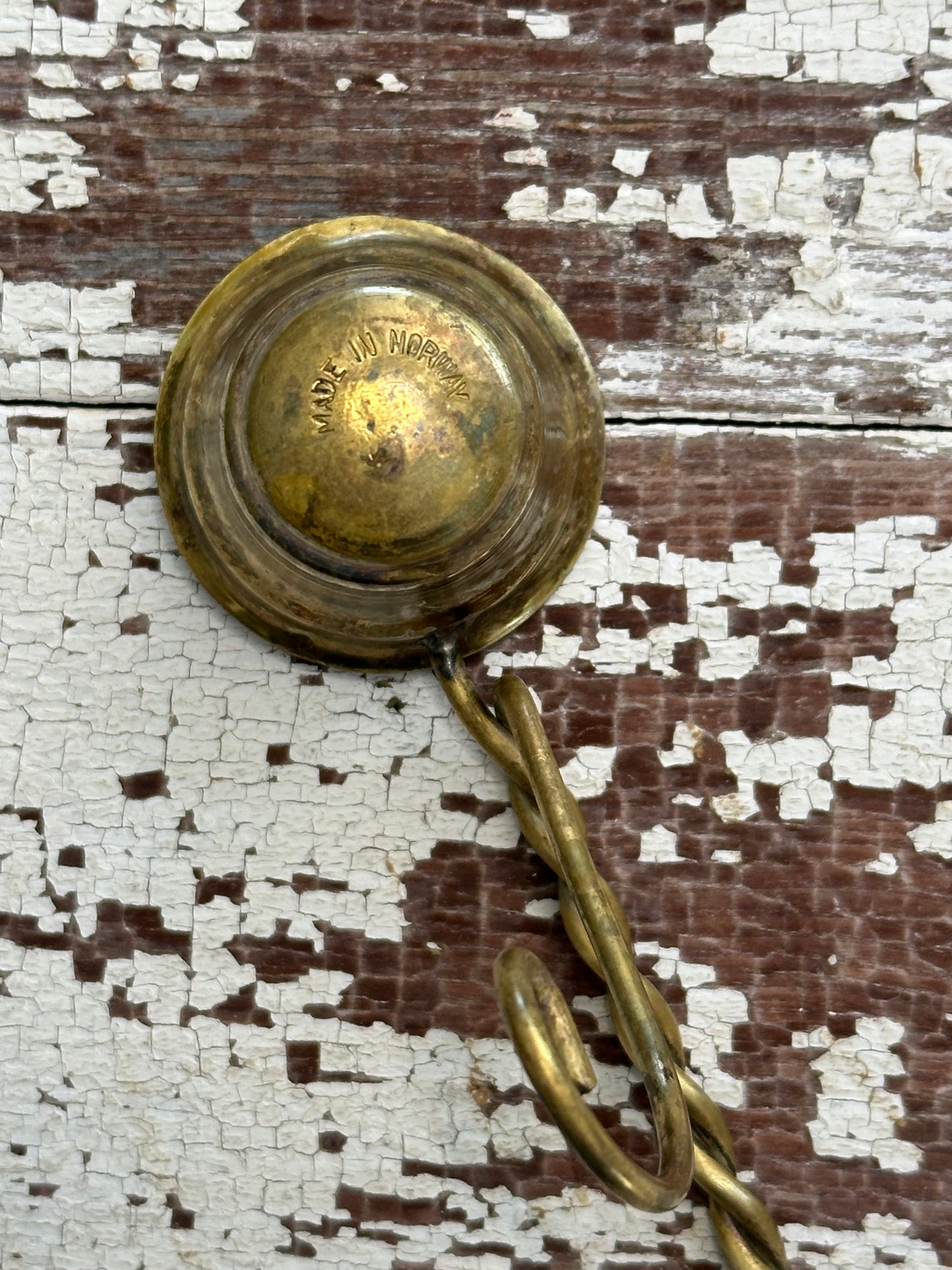 Twisted Brass Candle Snuffer- Made in Norway