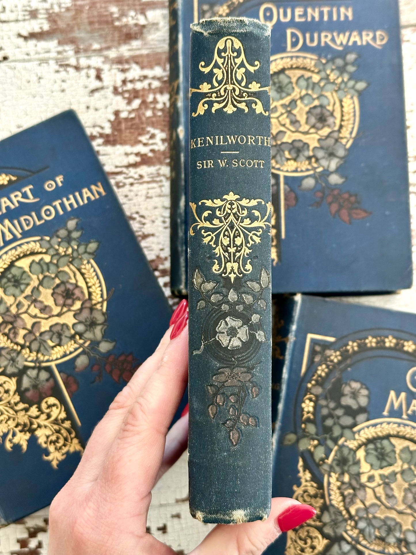 Antique Sir Walter Scott Book Set