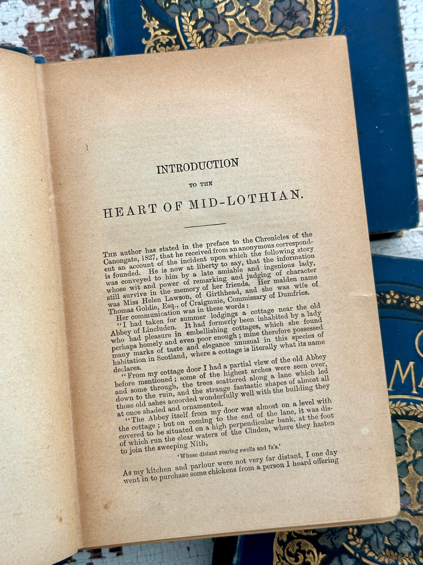 Antique Sir Walter Scott Book Set