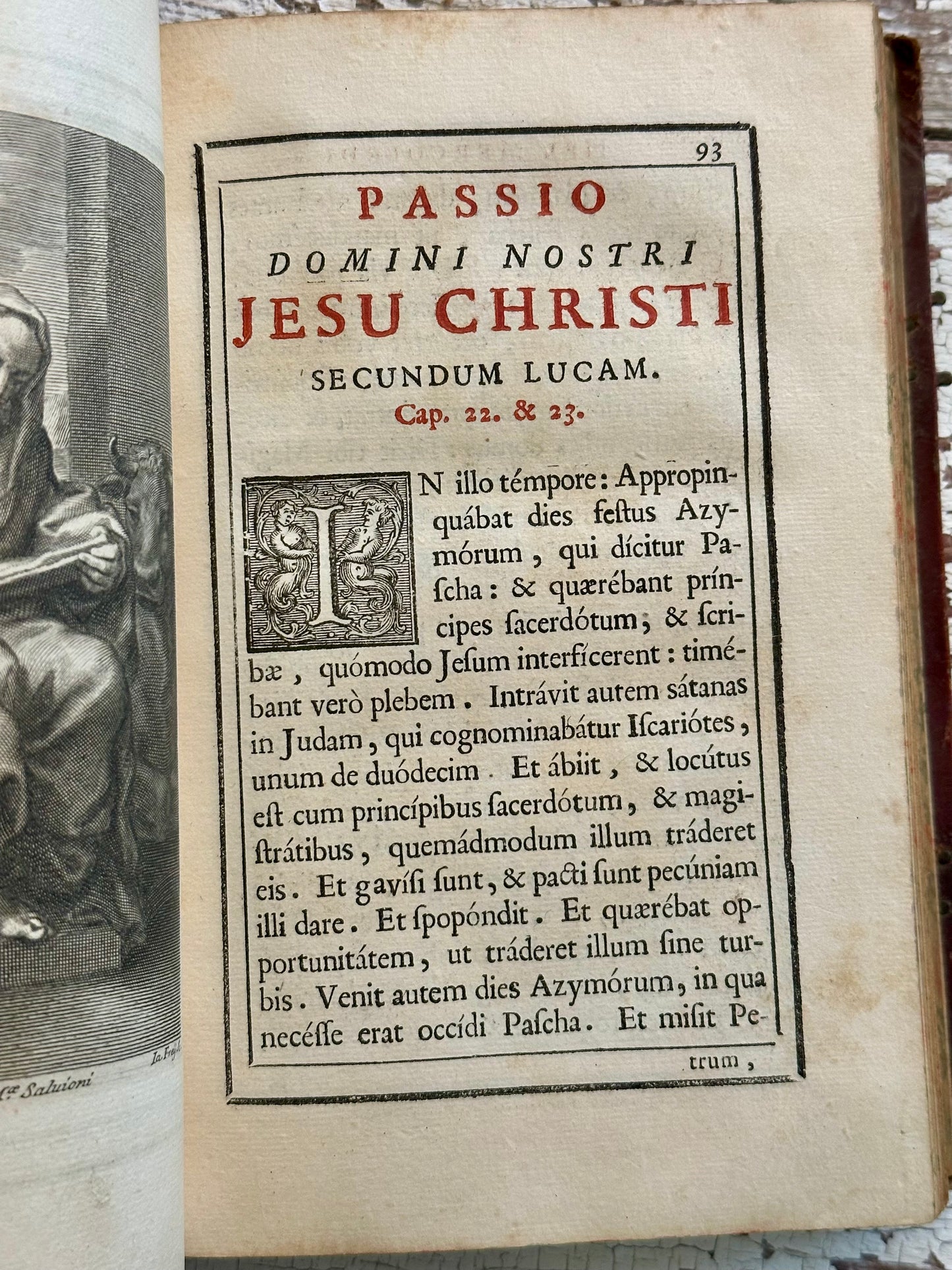 Rare- 1742 Office of the Holy Book in Italian
