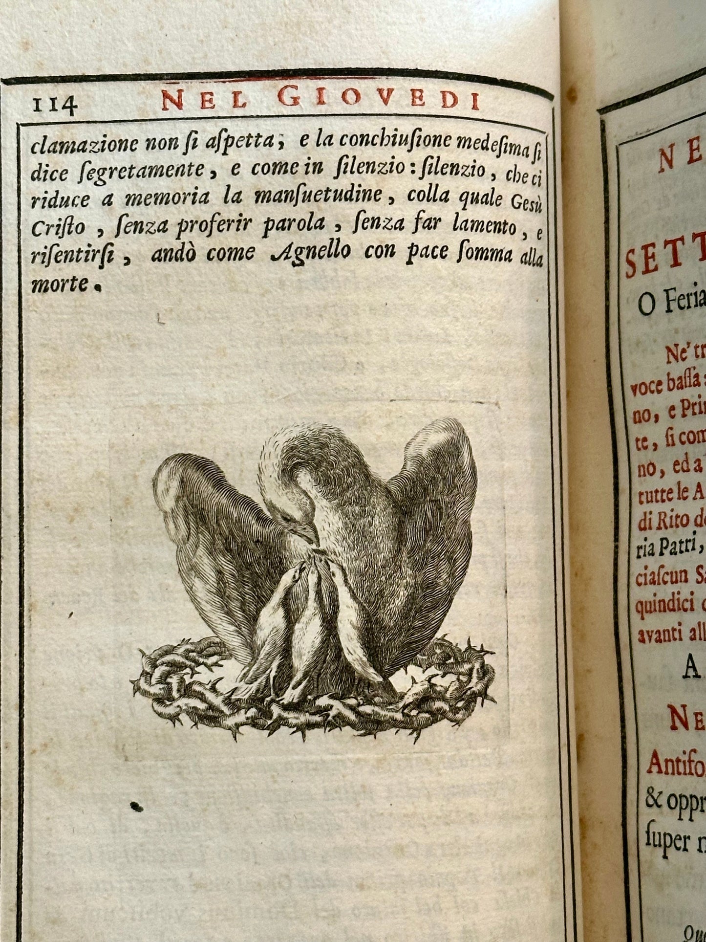 Rare- 1742 Office of the Holy Book in Italian