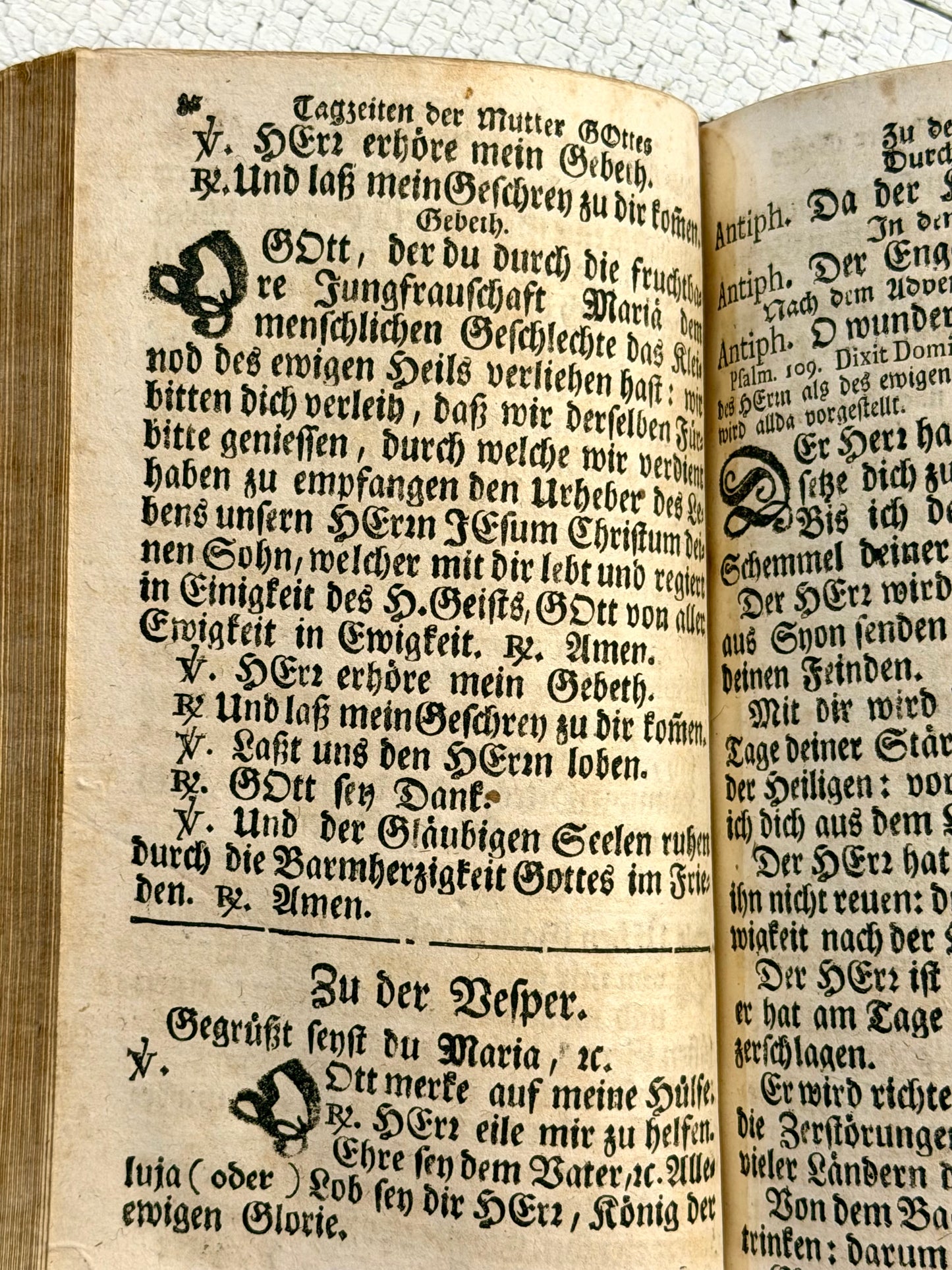 1767 German Catholic Devotional with Silver Hardware & Clasp