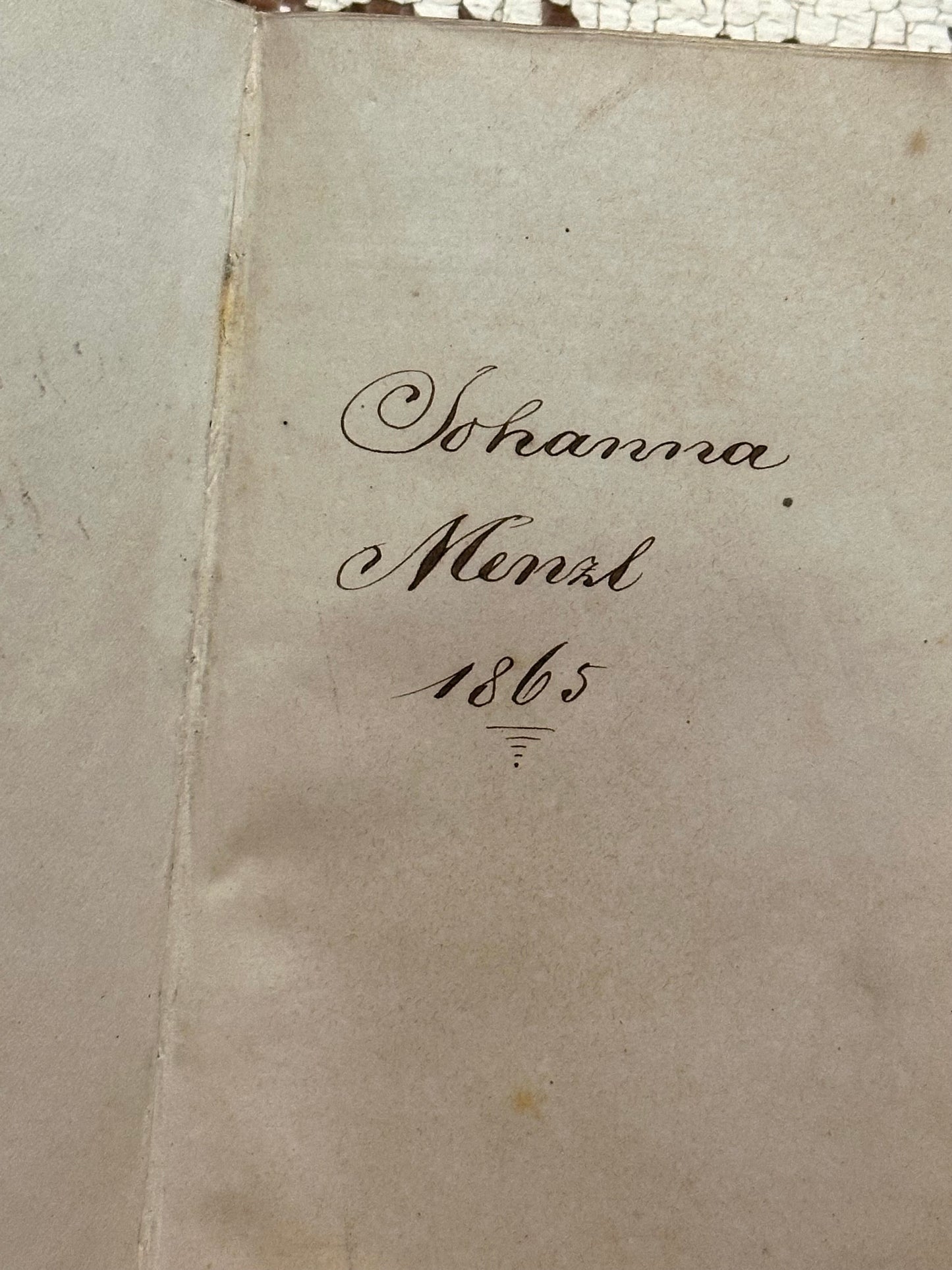 Rare• 1864 Holy Mary Devotional Book in German