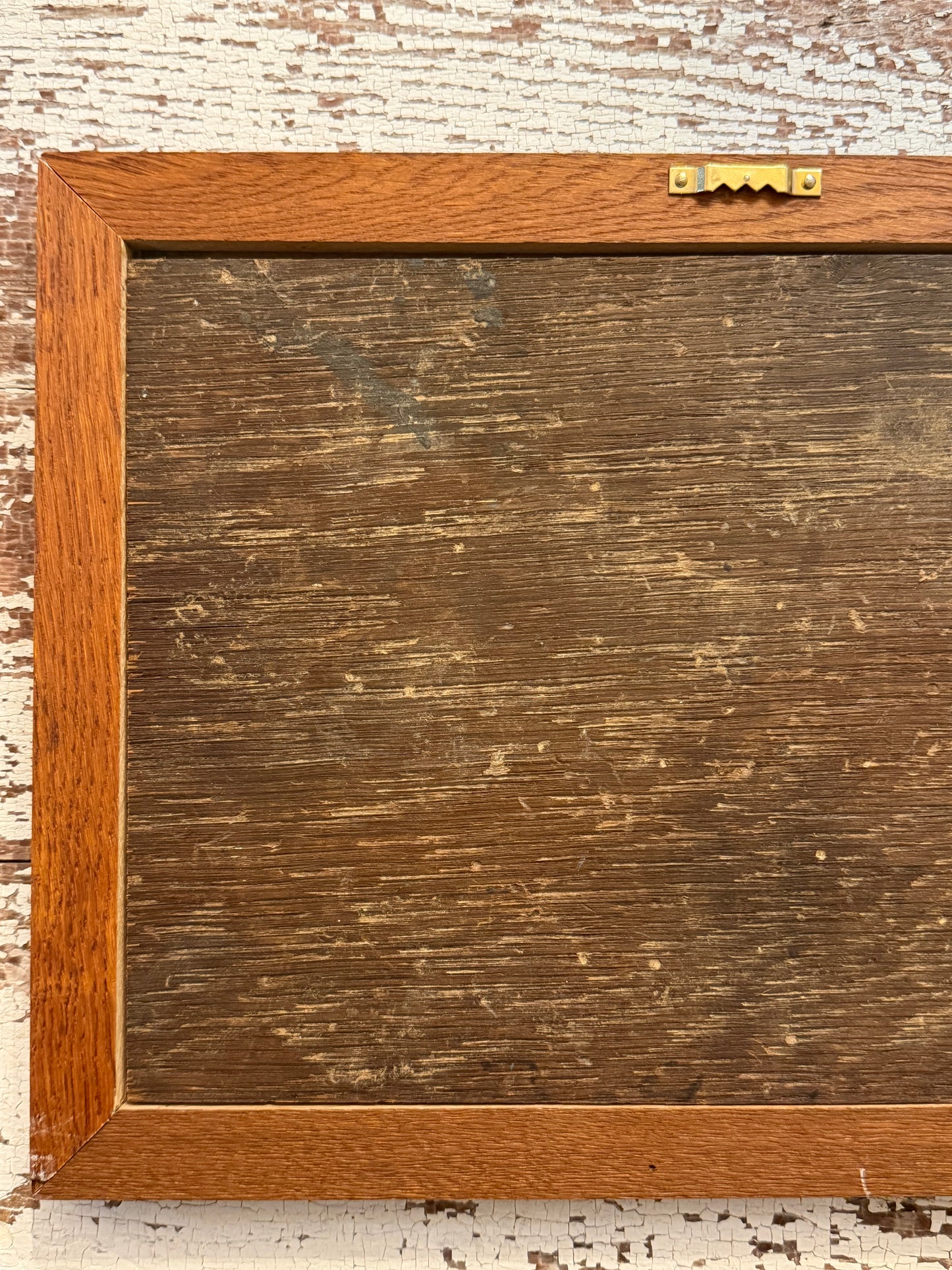 Vintage Wood Inlay Art Piece