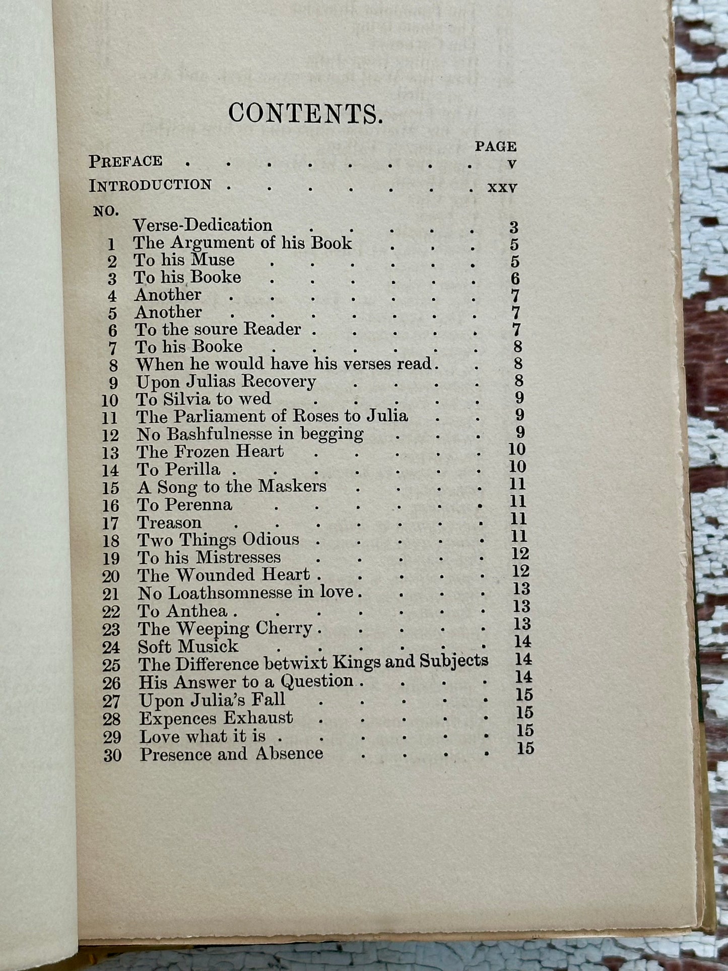 1893 The Poetical Works of Robert Herrick- Vellum