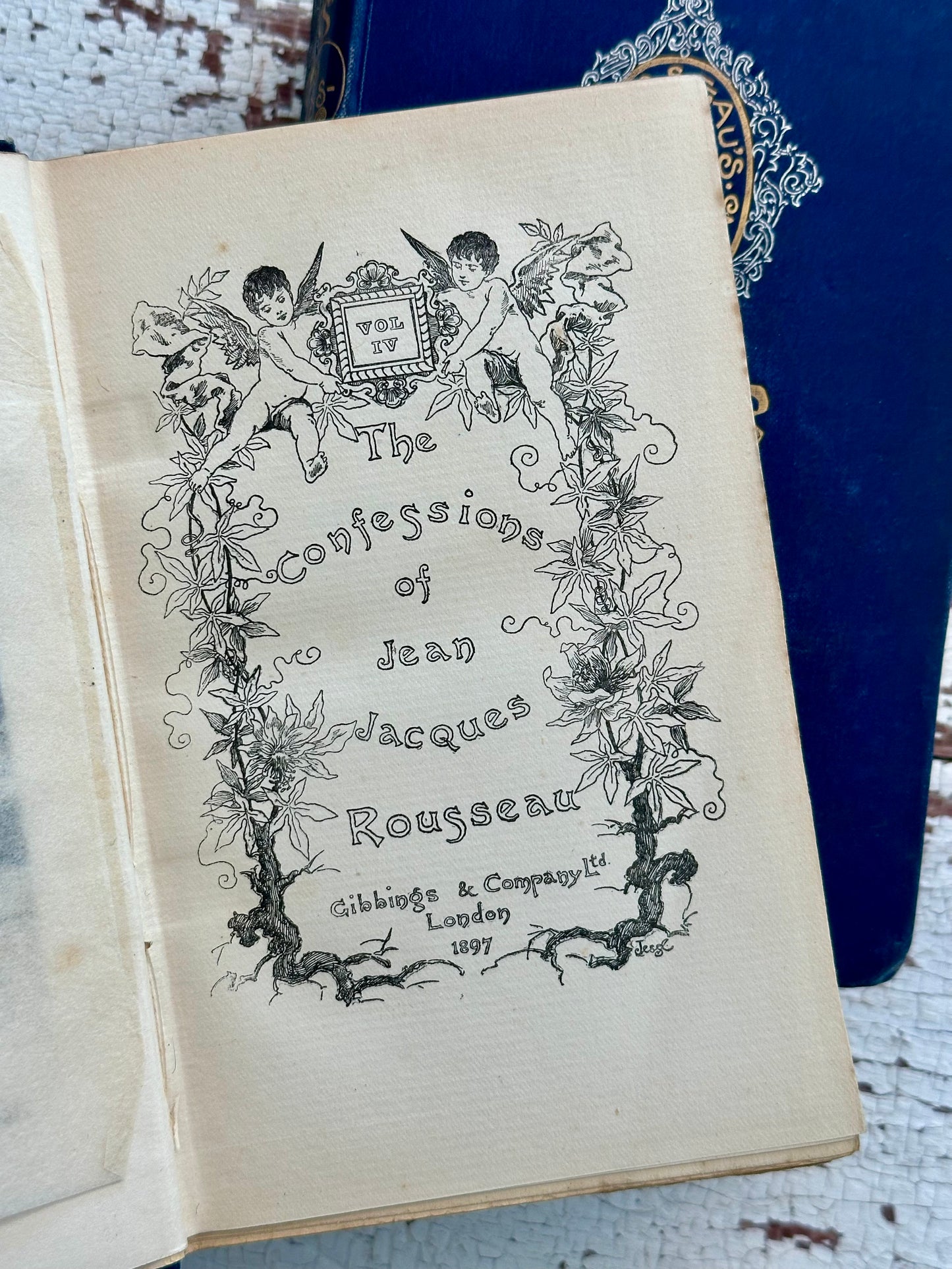 Rare-1897 The Confessions of Rousseau Set