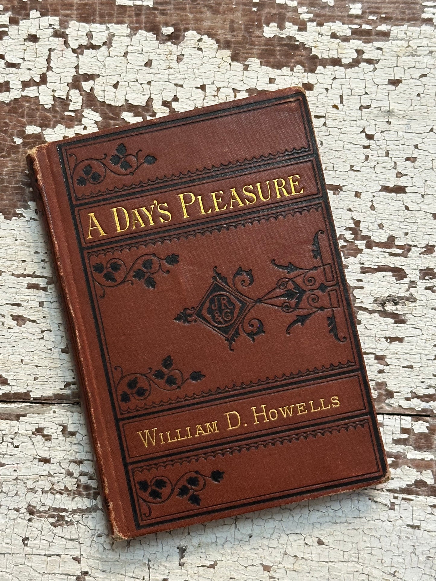 1876 A Days Pleasure Book- Pocket Size
