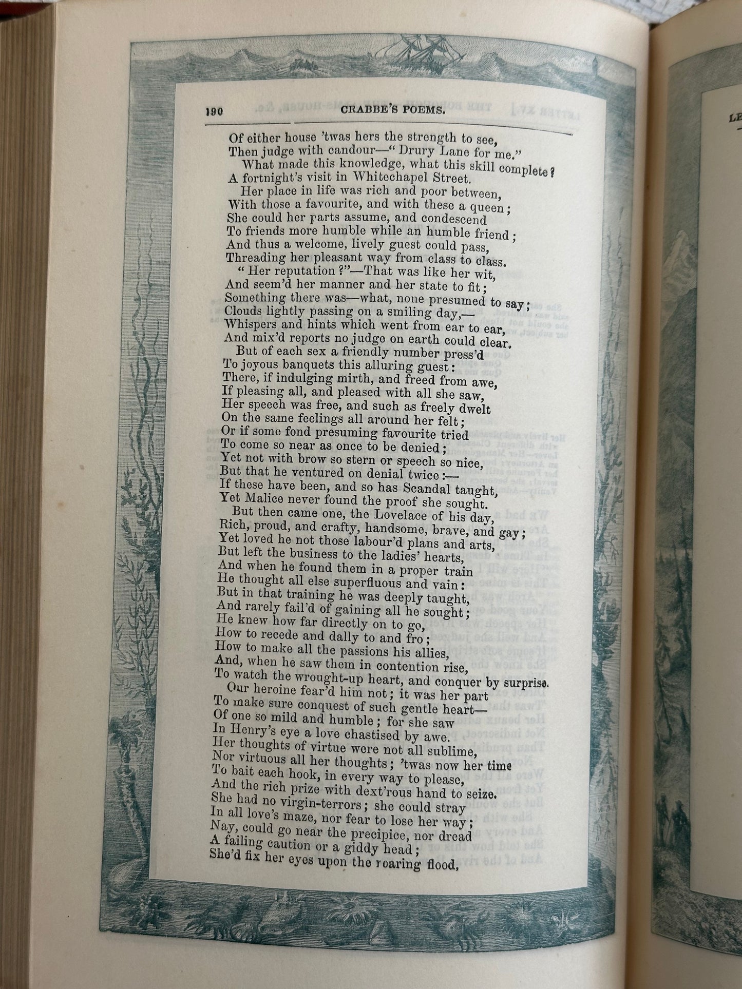 The Poetical Works of George Crabbe- Landscape Series of the Poets