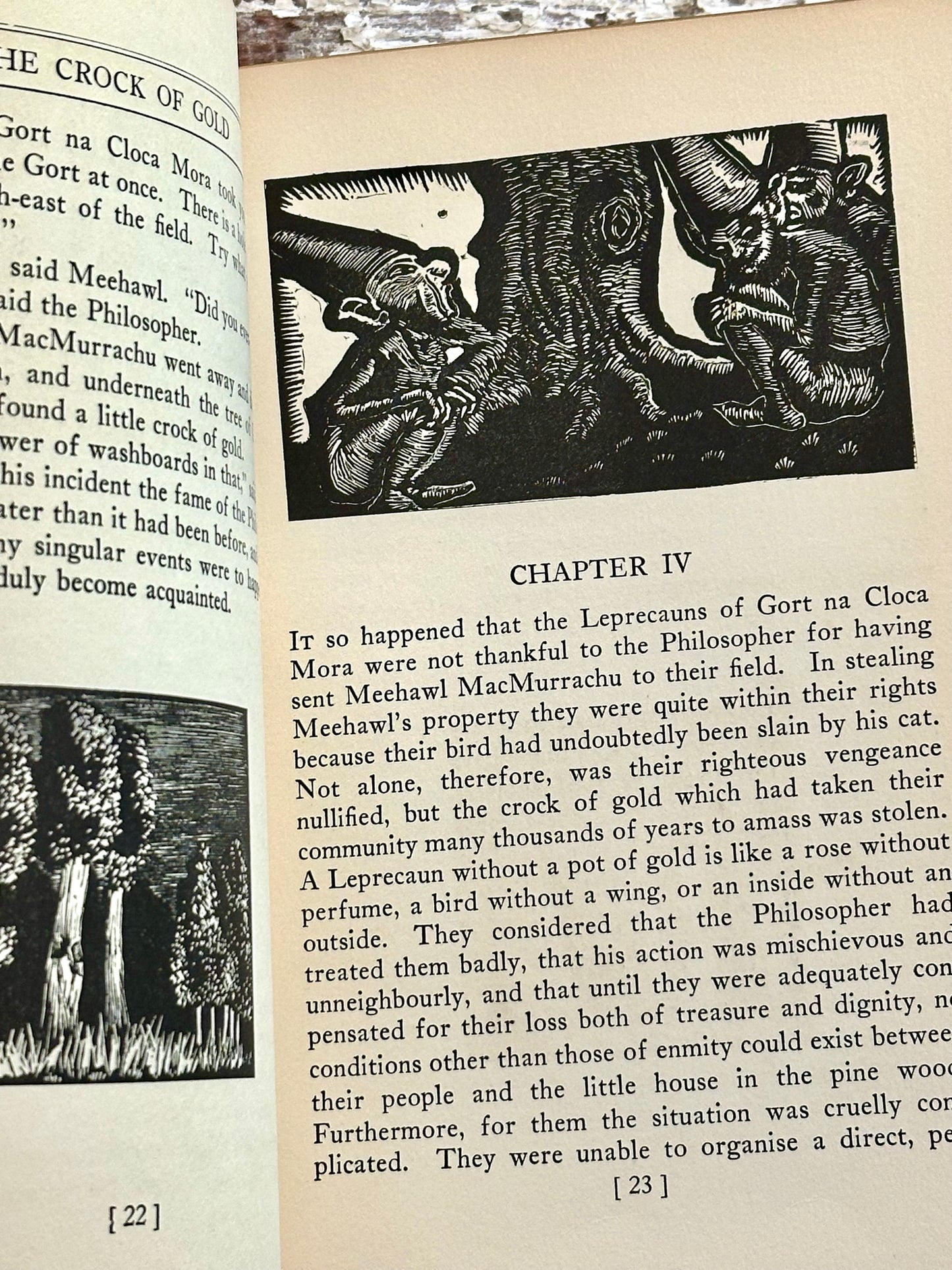 1930 The Crock of Gold by James Stephens- Rivière Binding