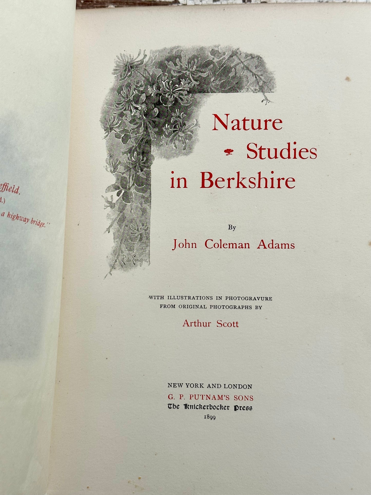 1899 Nature Studies in Berkshire