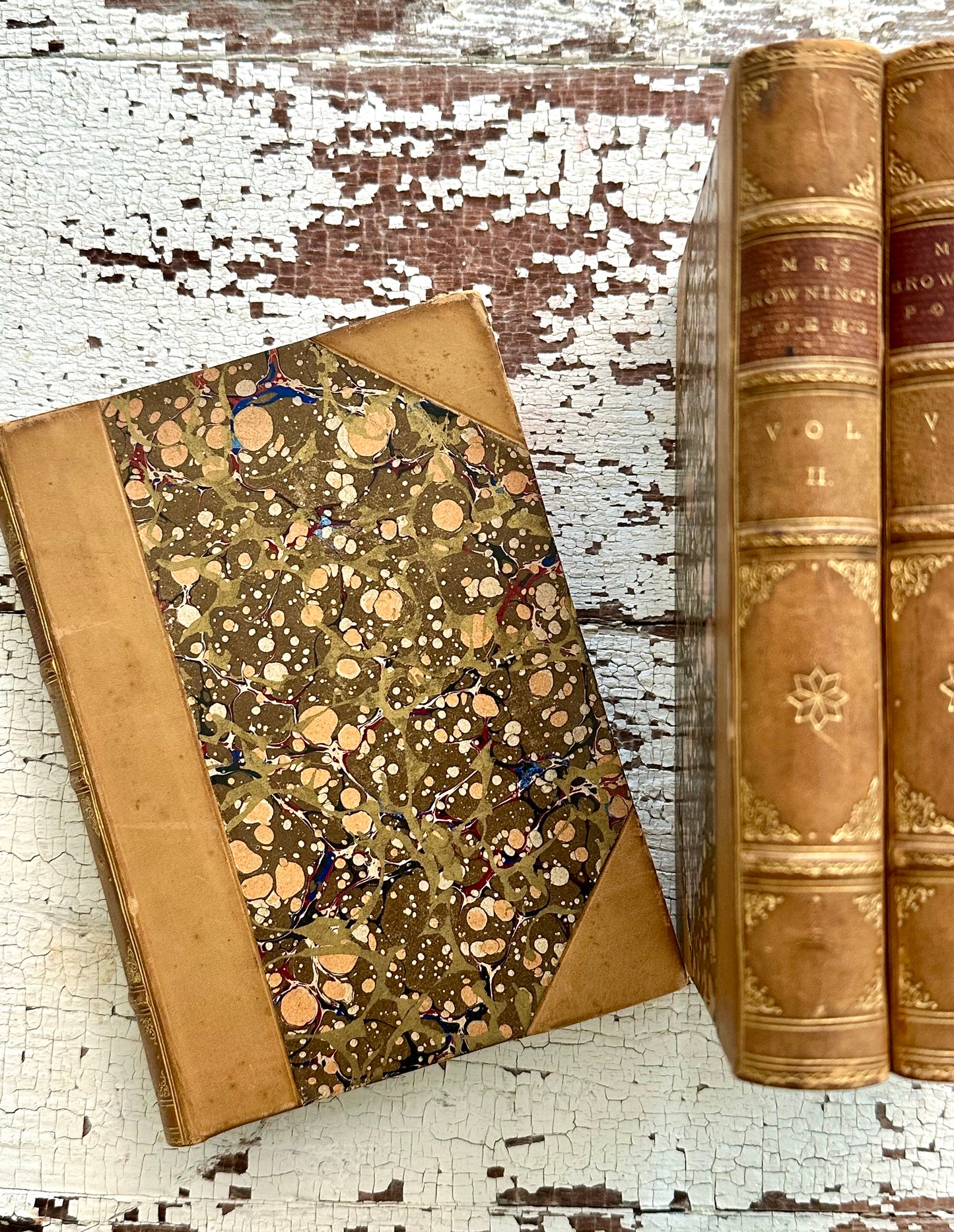 1885 The Poetical Works of Elizabeth Barrett Browning- Complete Set