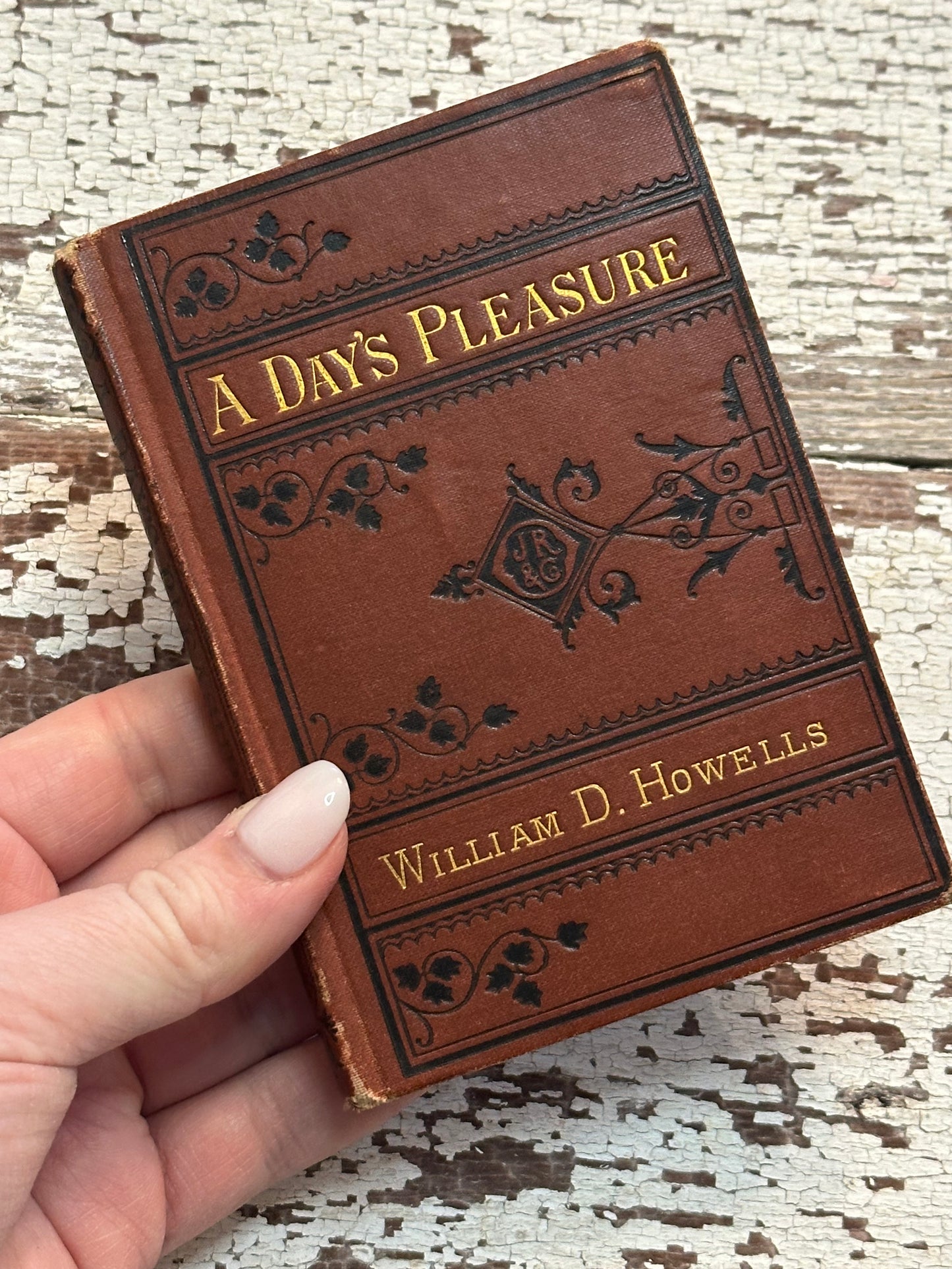 1876 A Days Pleasure Book- Pocket Size