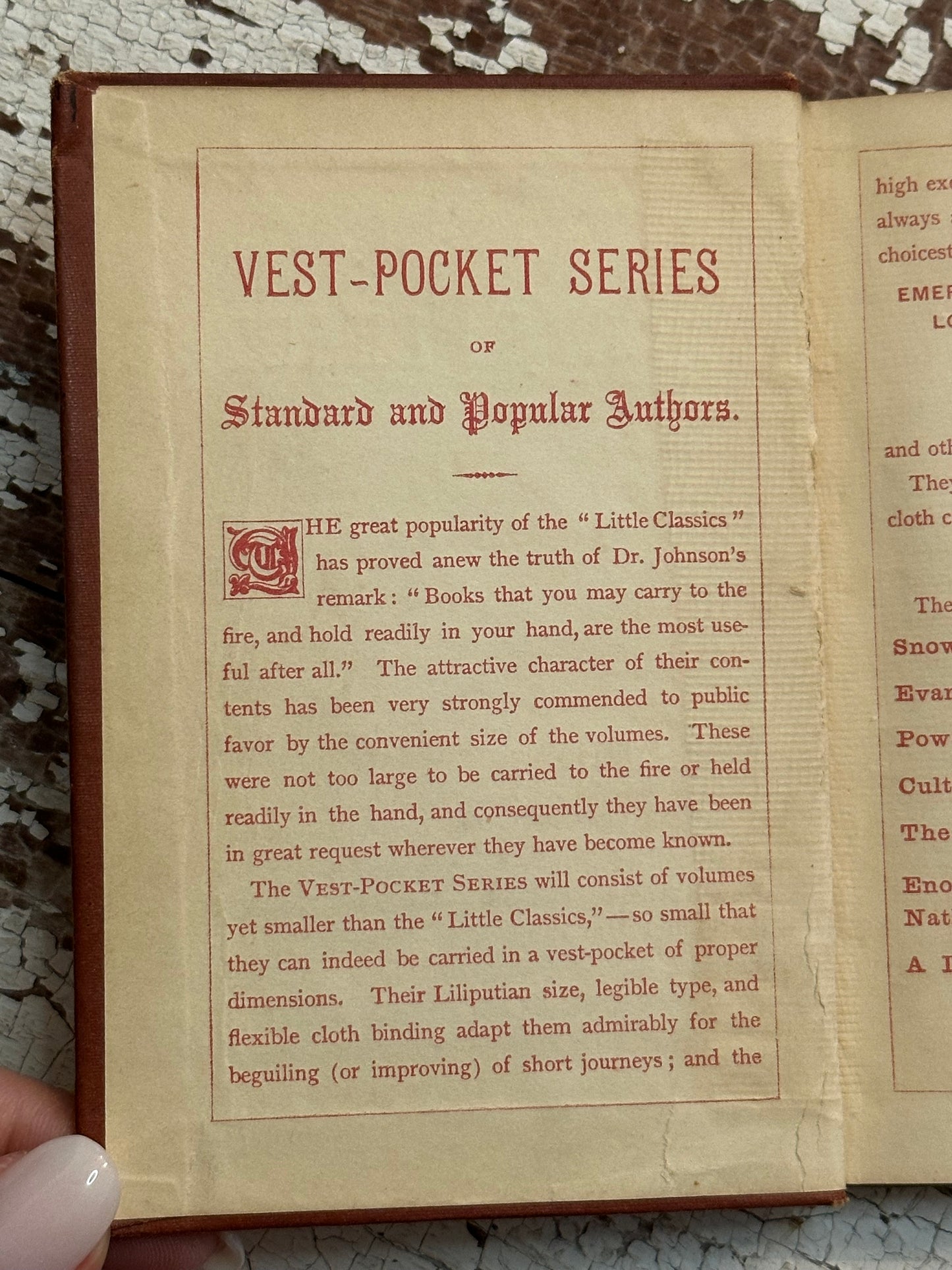 1876 A Days Pleasure Book- Pocket Size