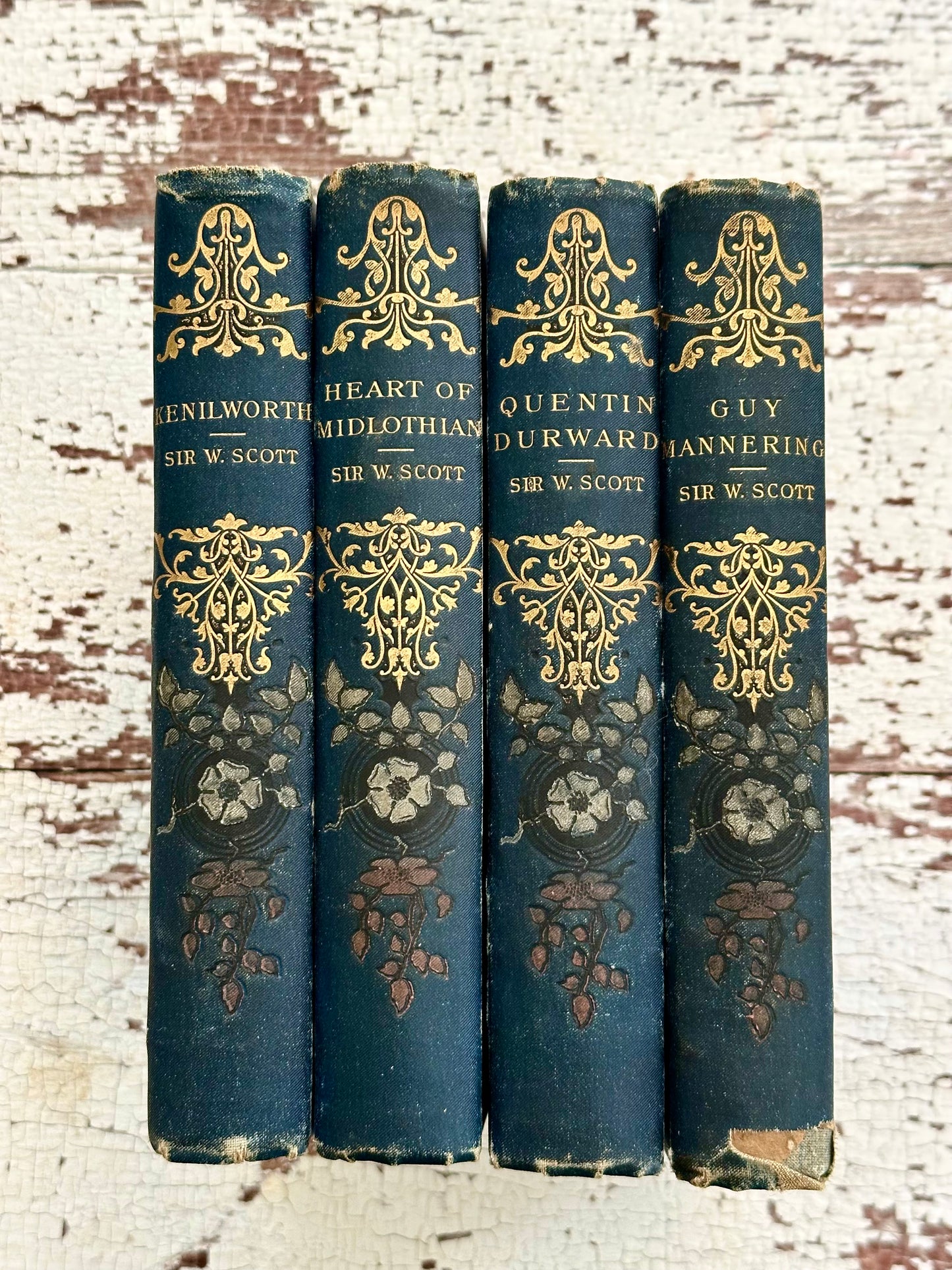 Antique Sir Walter Scott Book Set