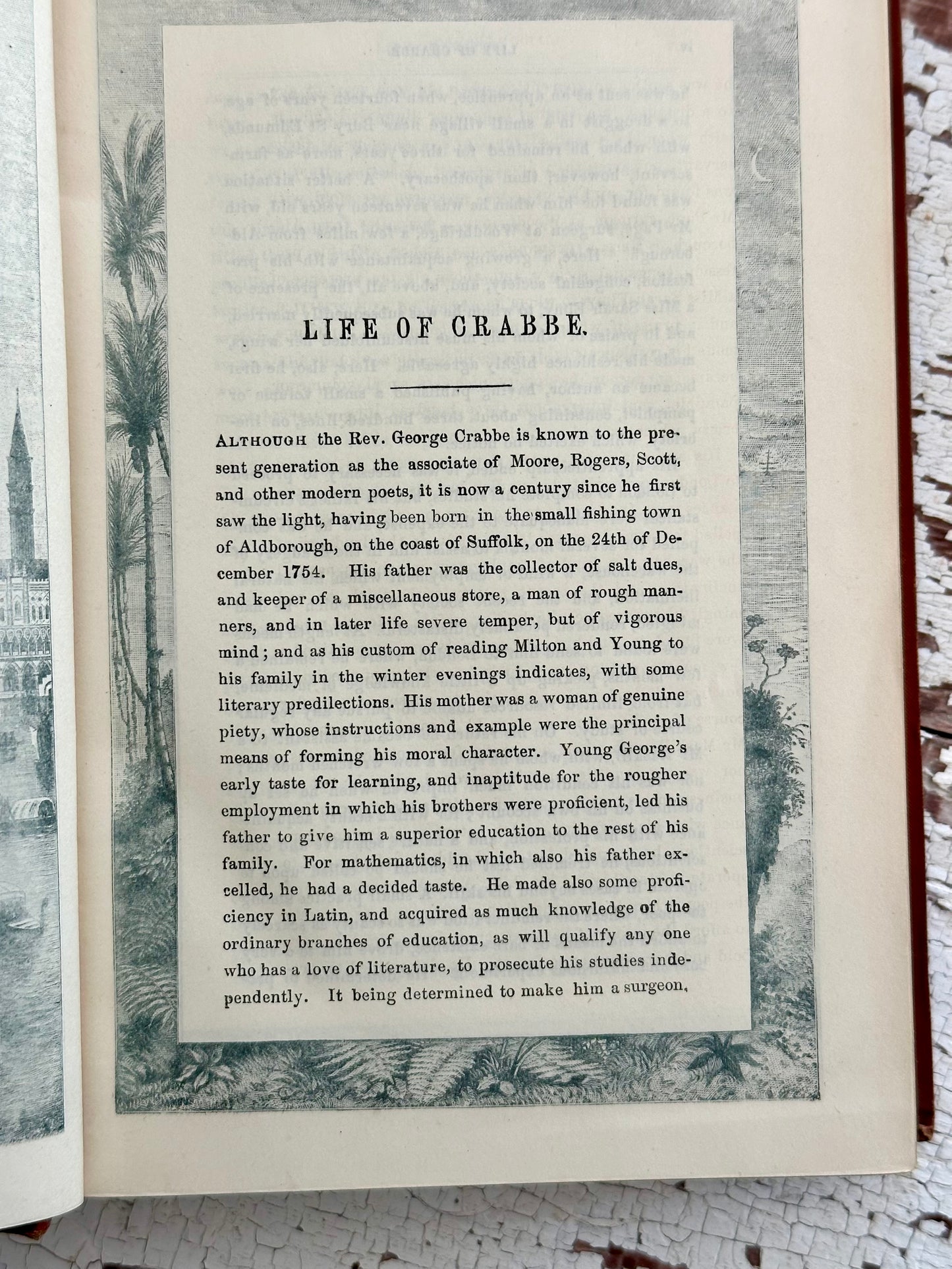 The Poetical Works of George Crabbe- Landscape Series of the Poets