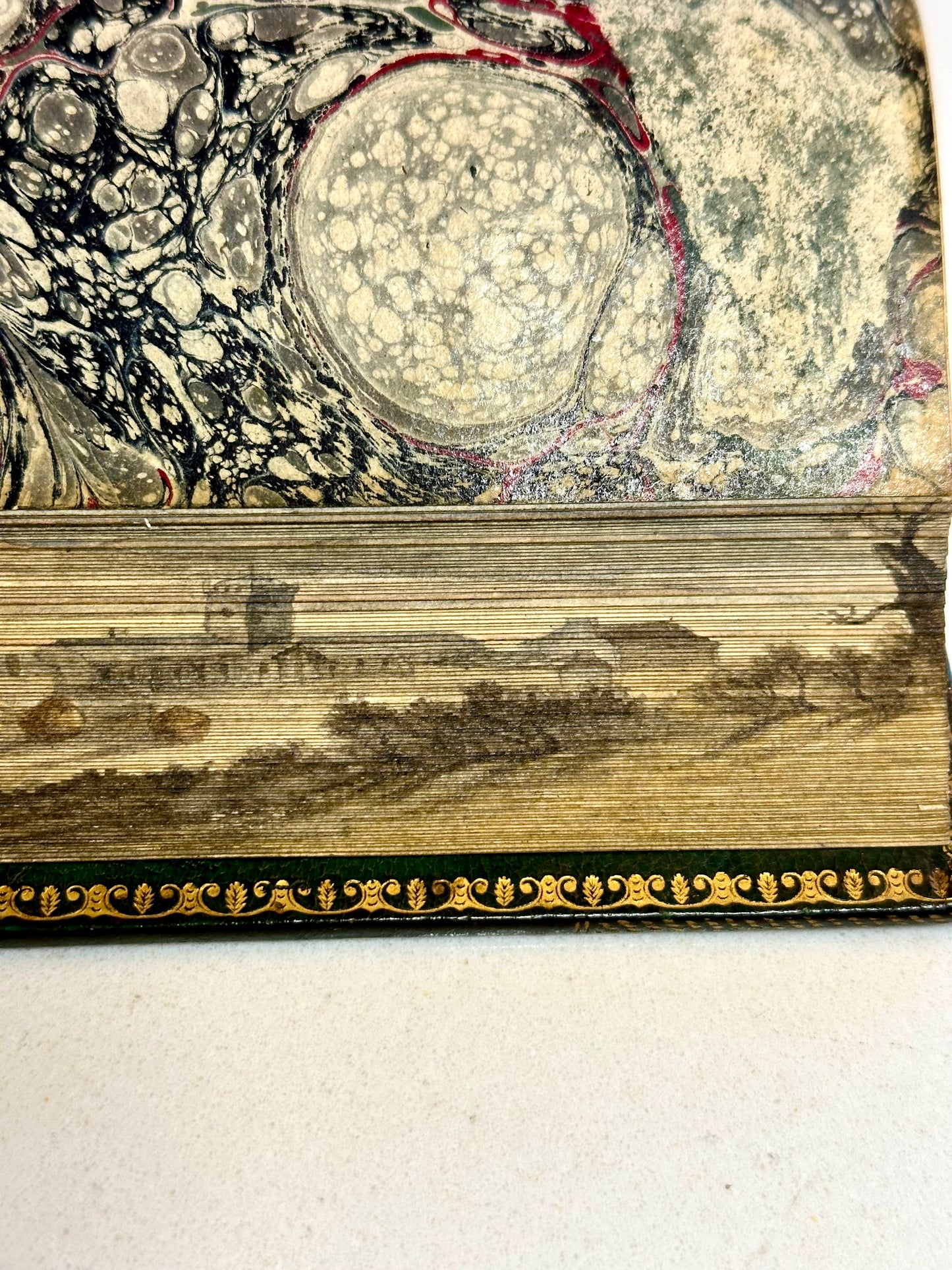 1808 Bidcombe Hill Poetry Book with Hidden Fore-edge Painting