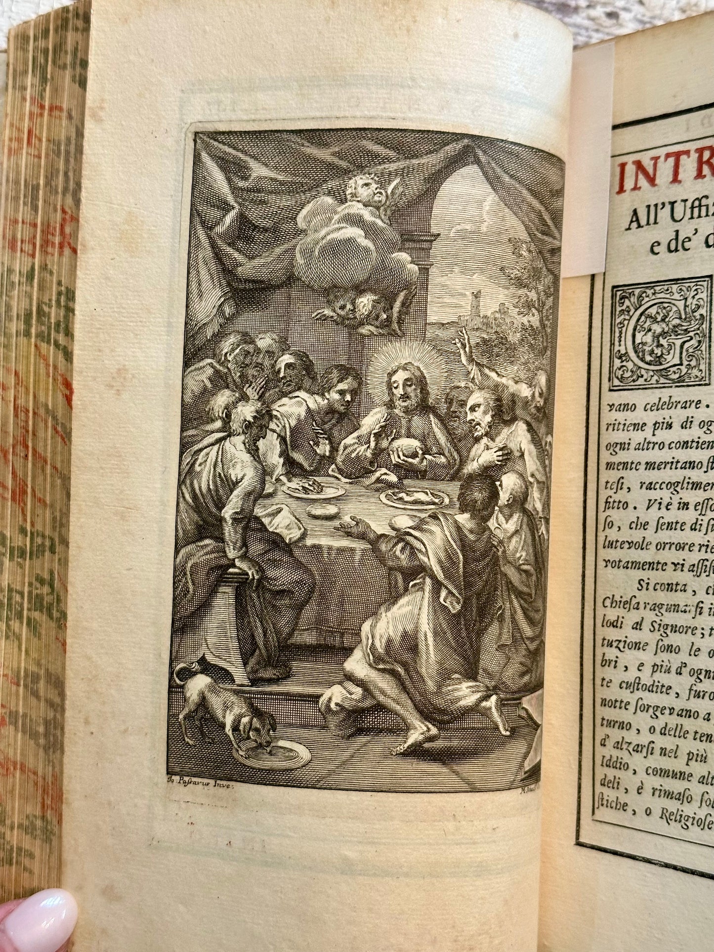 Rare- 1742 Office of the Holy Book in Italian