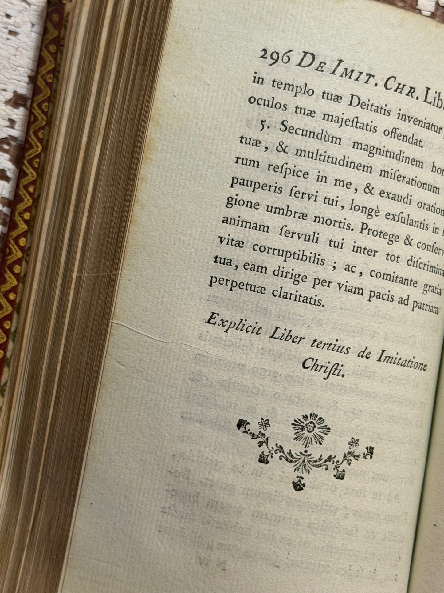 1773 The Imitation of Christ in Latin- Fine Binding