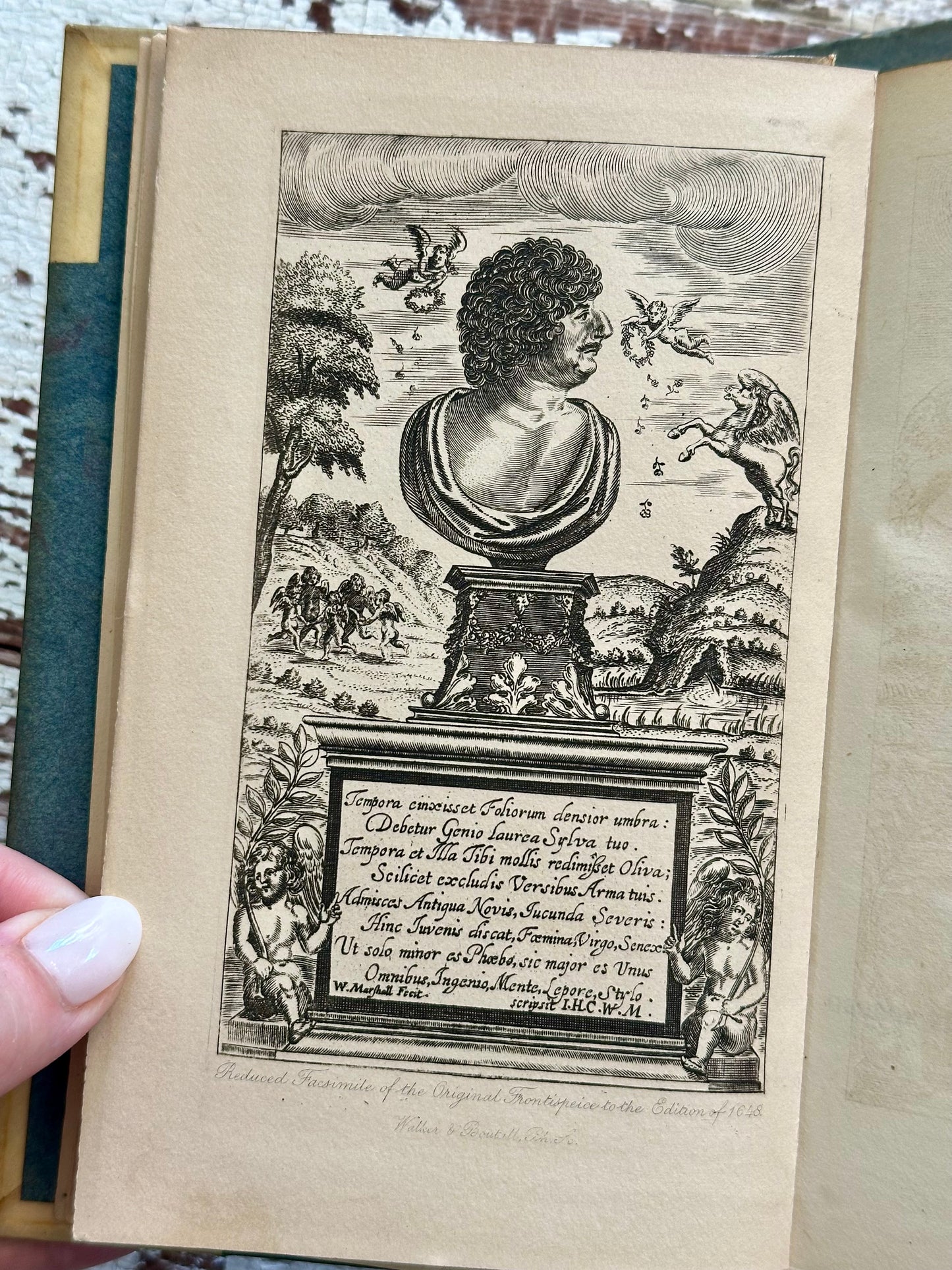 1893 The Poetical Works of Robert Herrick- Vellum