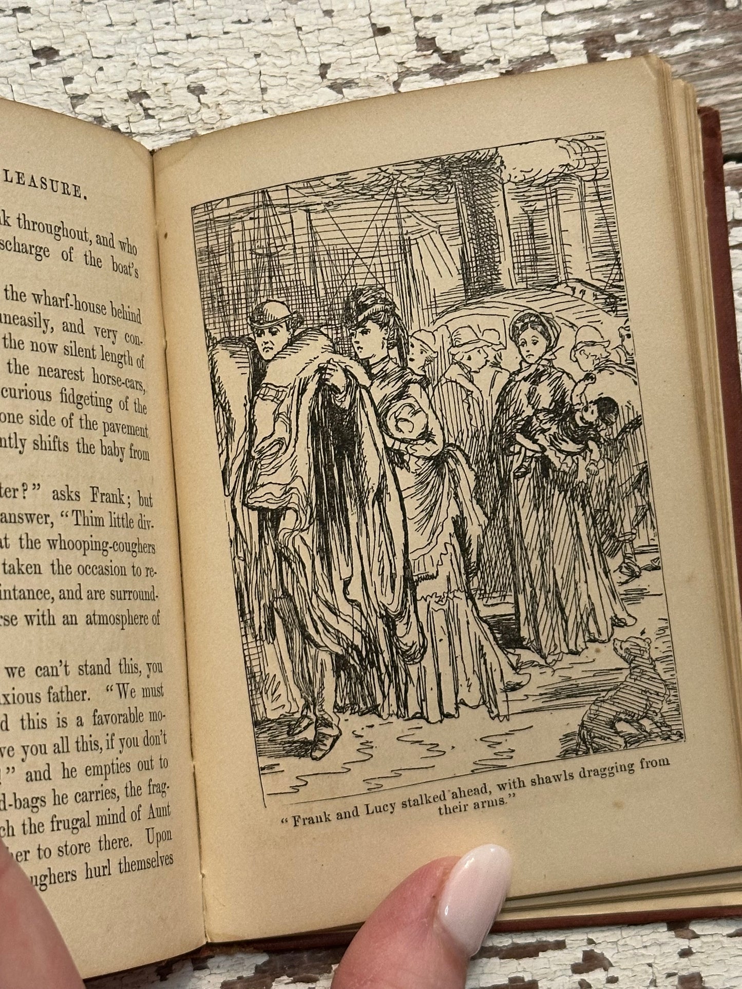 1876 A Days Pleasure Book- Pocket Size