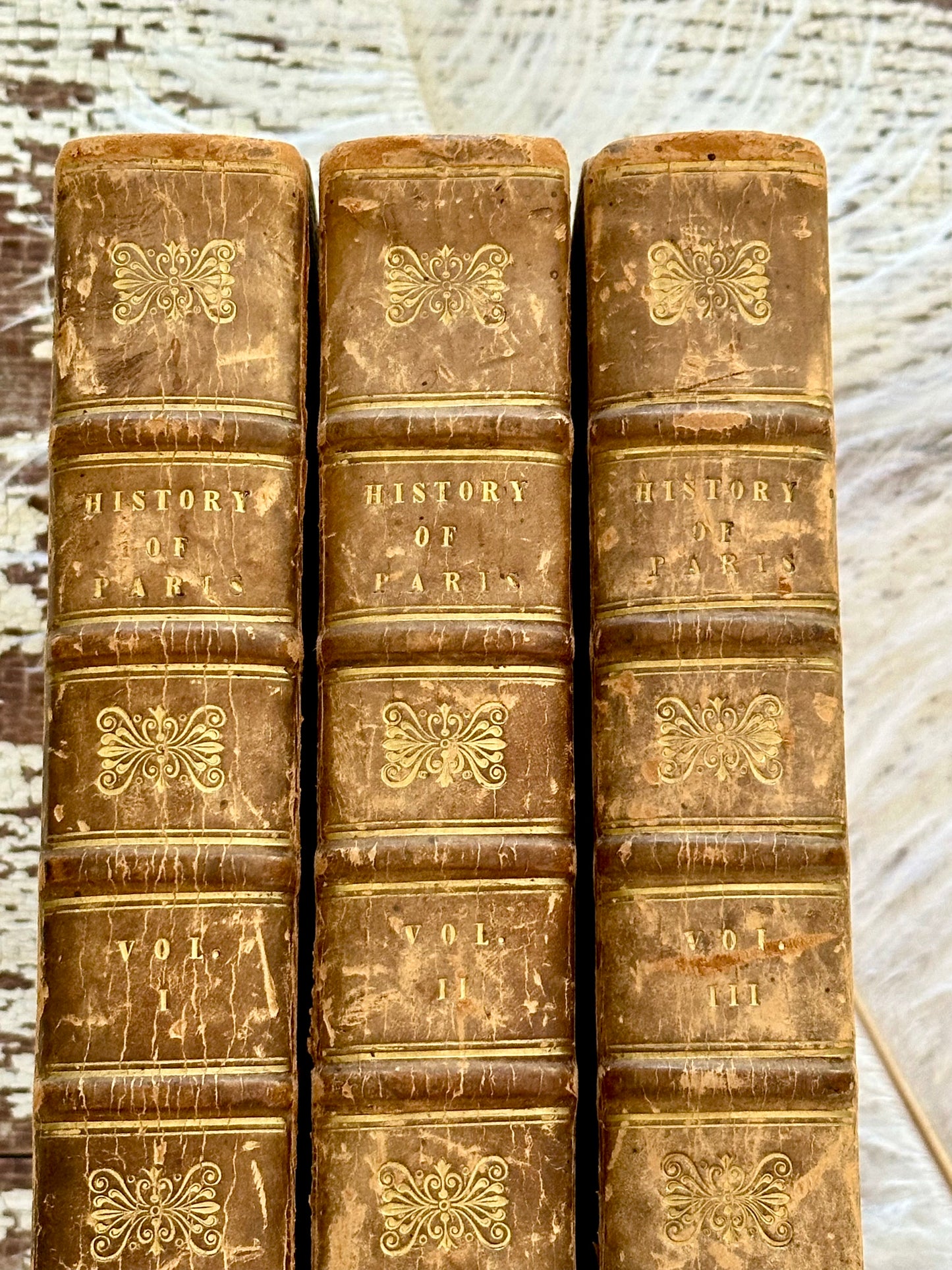 1825 The History of Paris Book Set