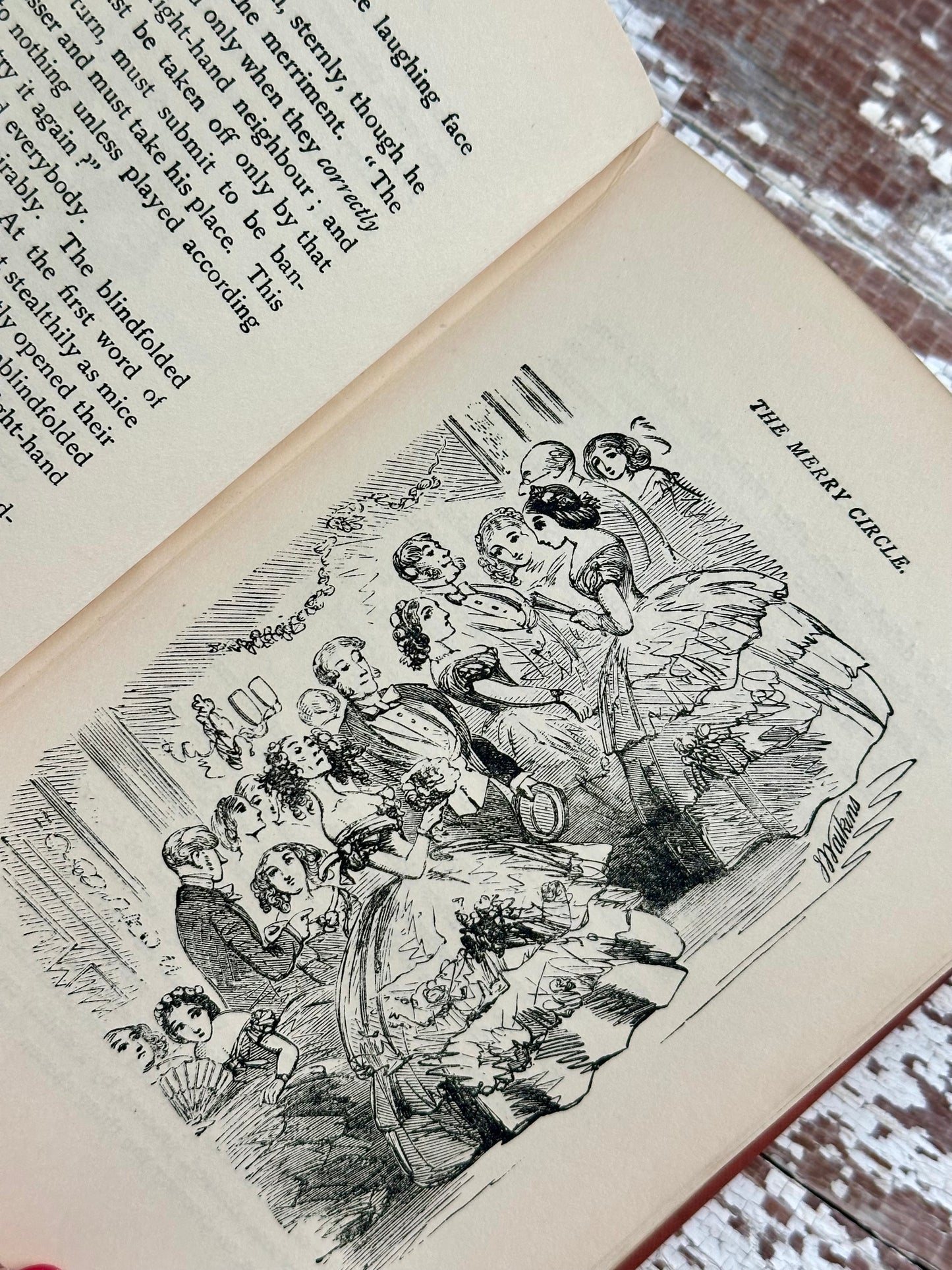 The Merry Circle- A Book of Intellectual Games & Amusements