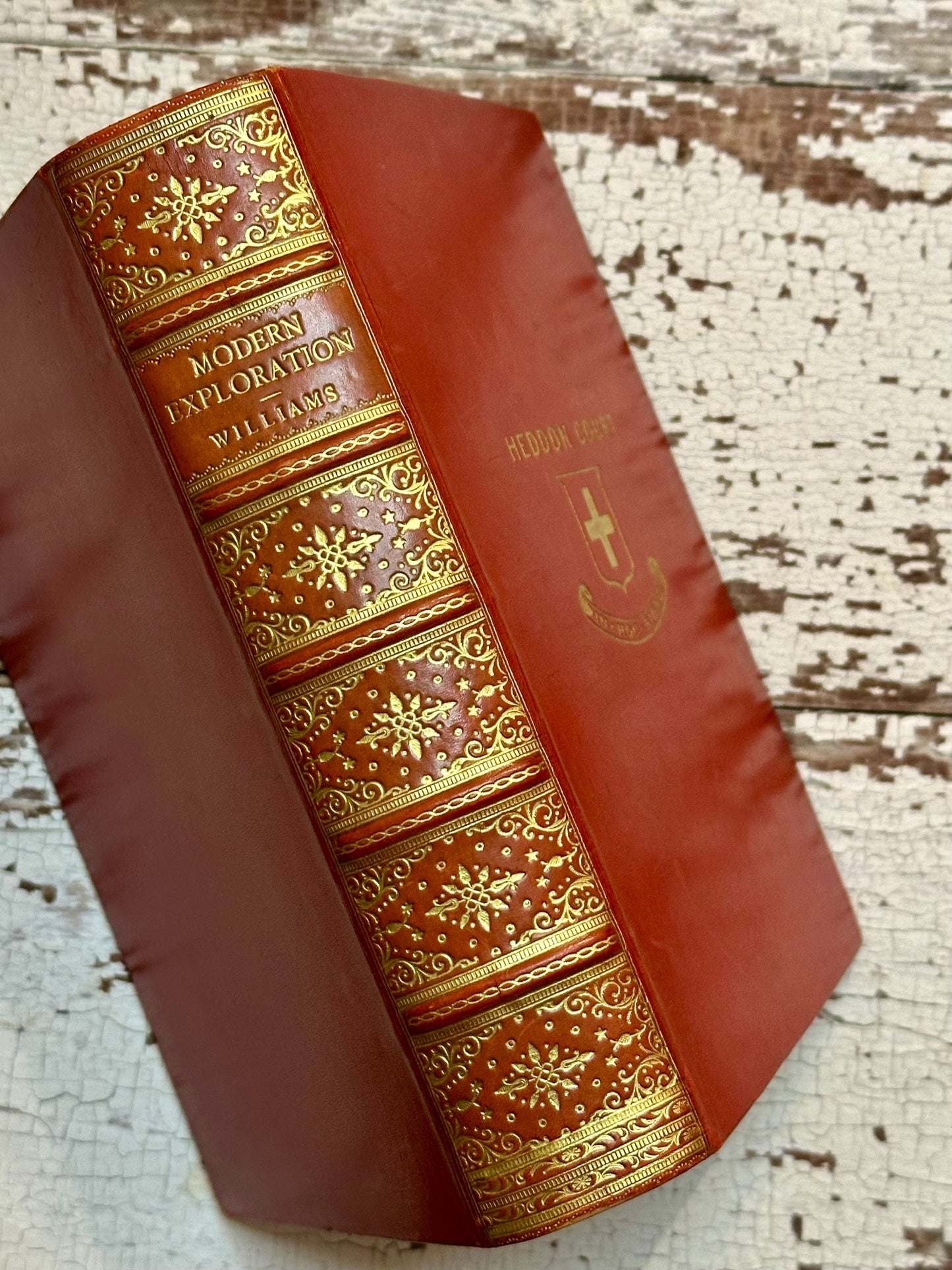 1905 Prized Binding-The Romance of Modern Exploration Book