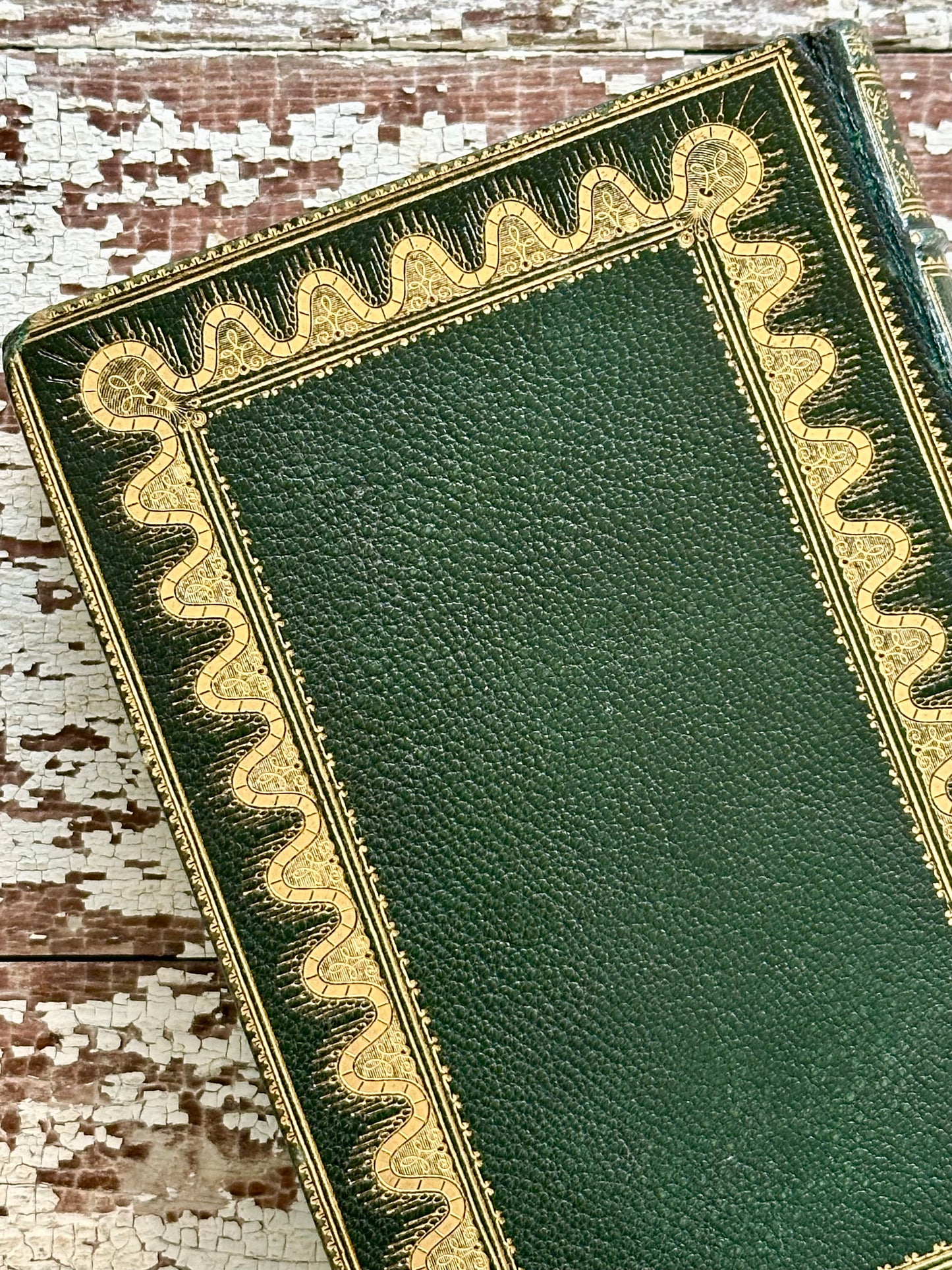 Rare Antique Poems of Mrs. Hemans with Hidden Fore-edge Painting