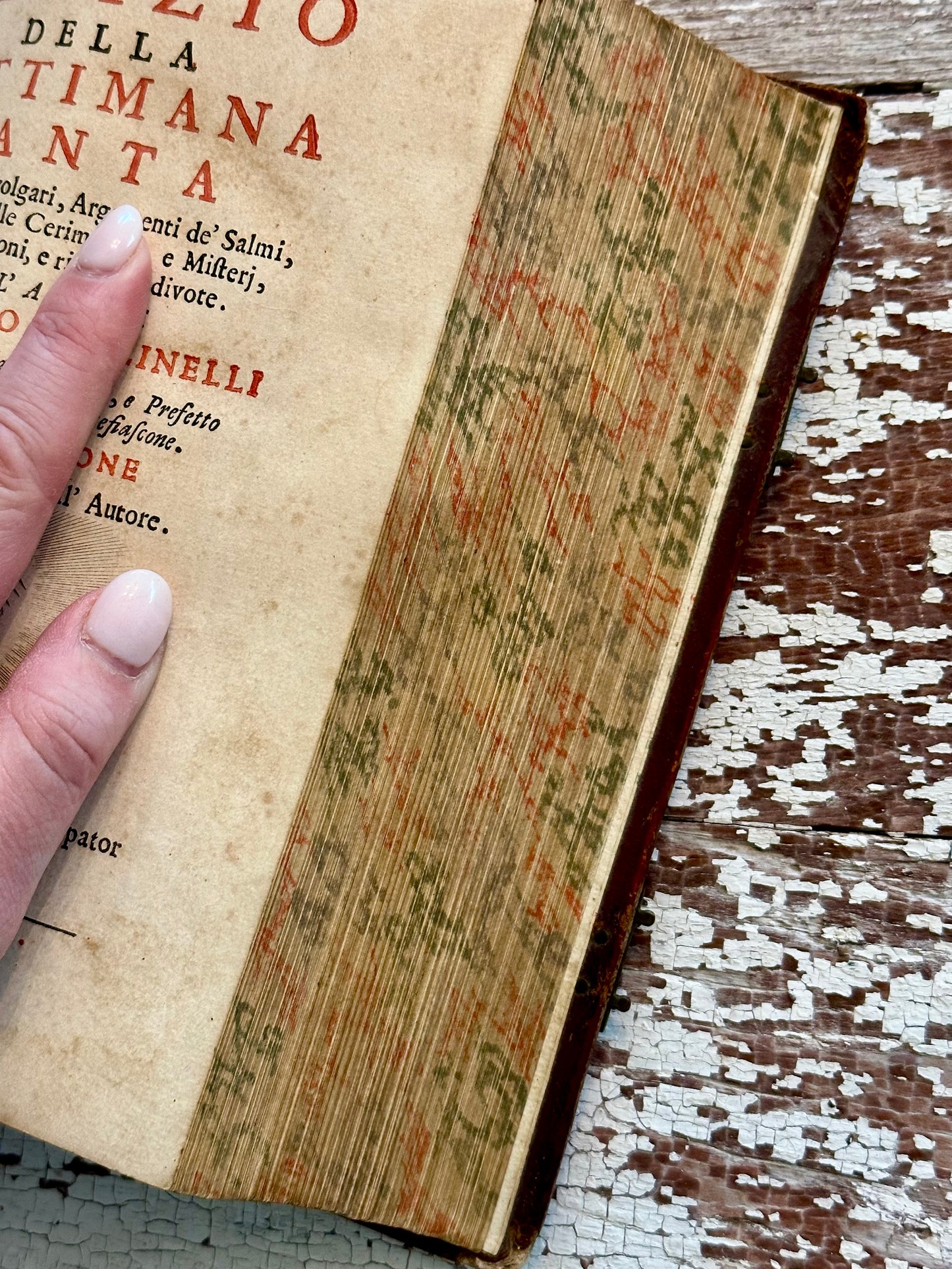 Rare- 1742 Office of the Holy Book in Italian