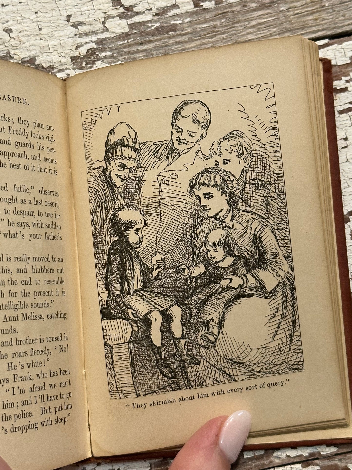 1876 A Days Pleasure Book- Pocket Size