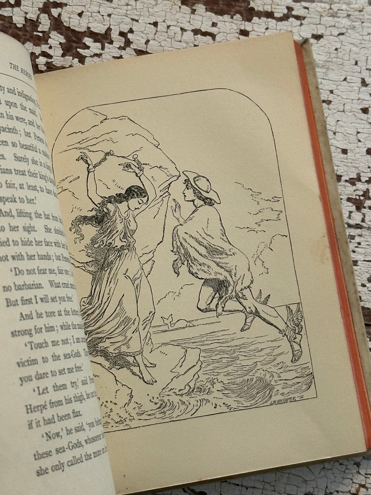 1901 The Heroes or Greek Fairy Tales- Full Vellum Prized Binding