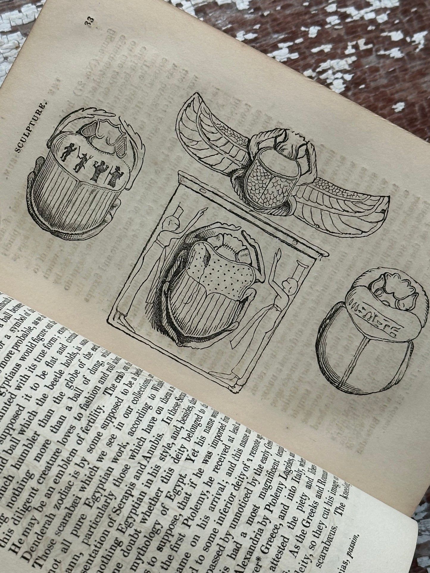 1832 Egyptian Antiquities From The Library of Entertaining Knowledge
