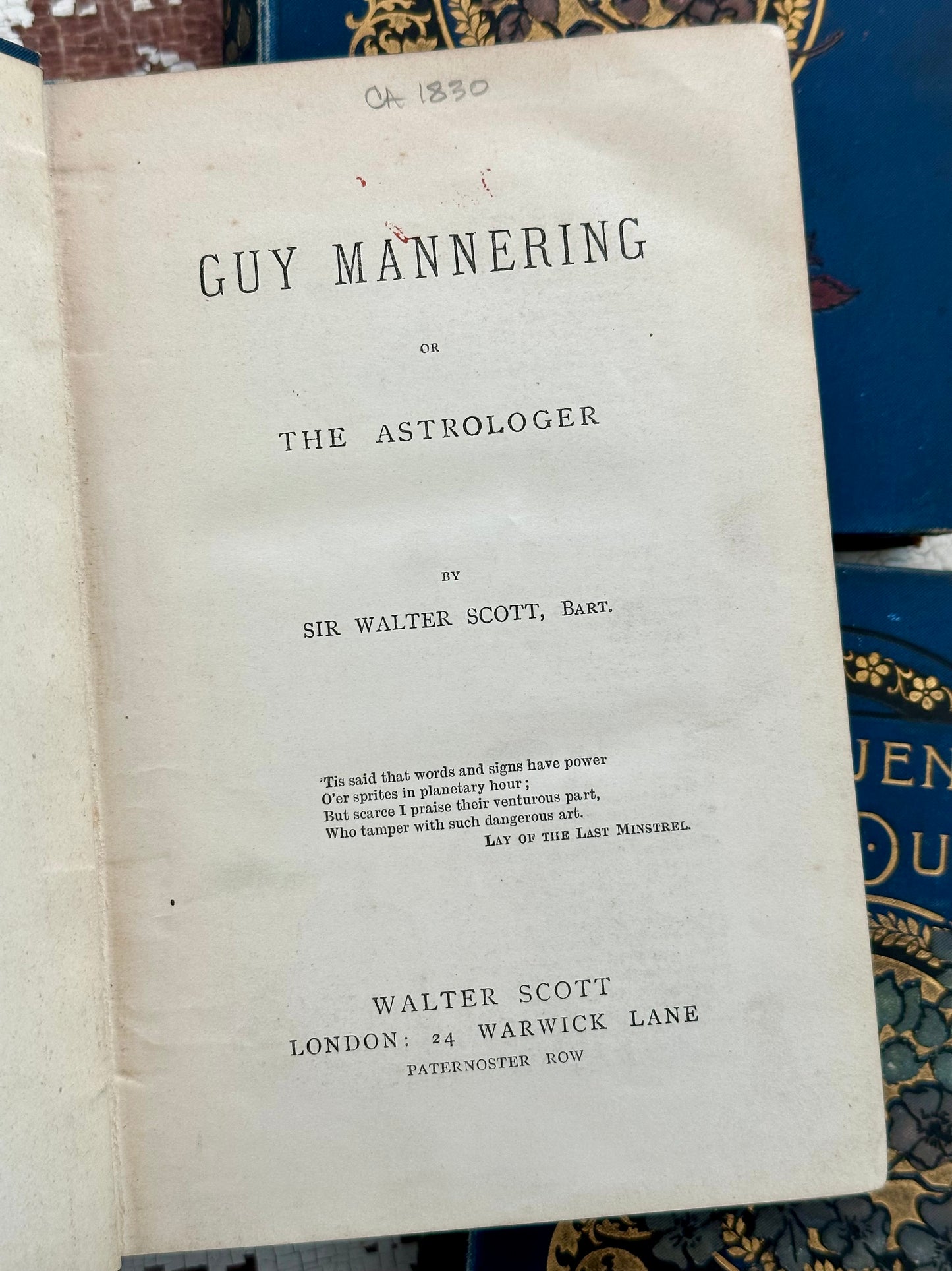 Antique Sir Walter Scott Book Set